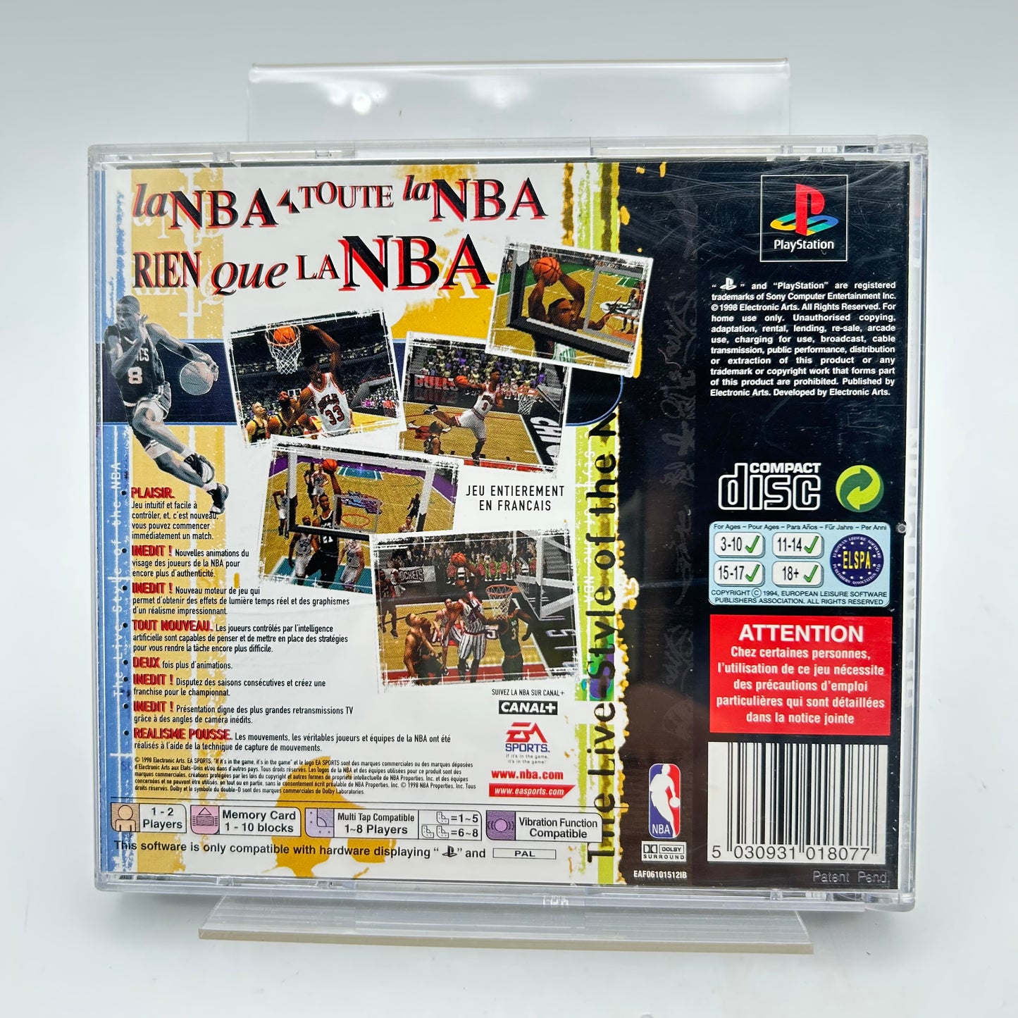 NBA LIVE 99 - PLAYSTATION 1