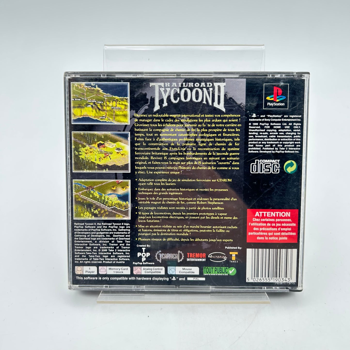RAILROAD TYCOON II - PLAYSTATION 1