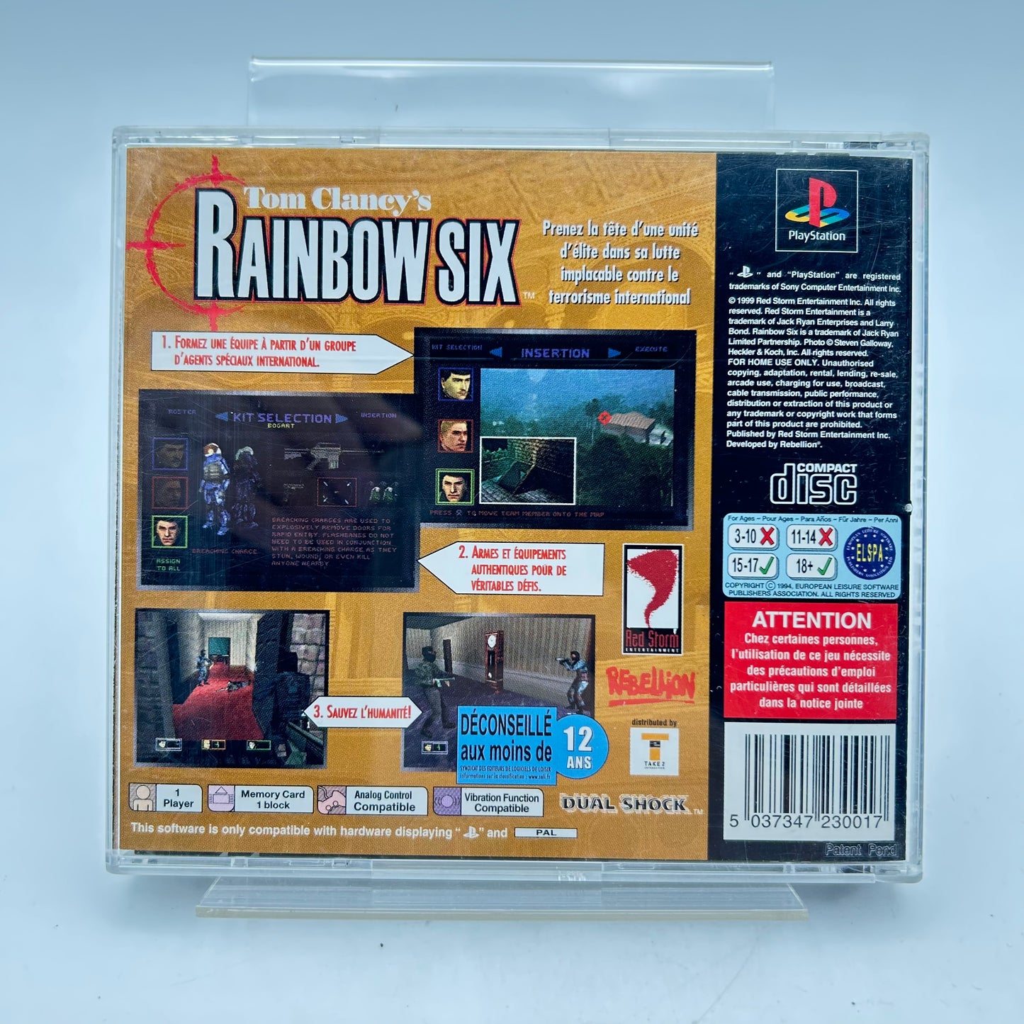 RAINBOW SIX - PLAYSTATION 1