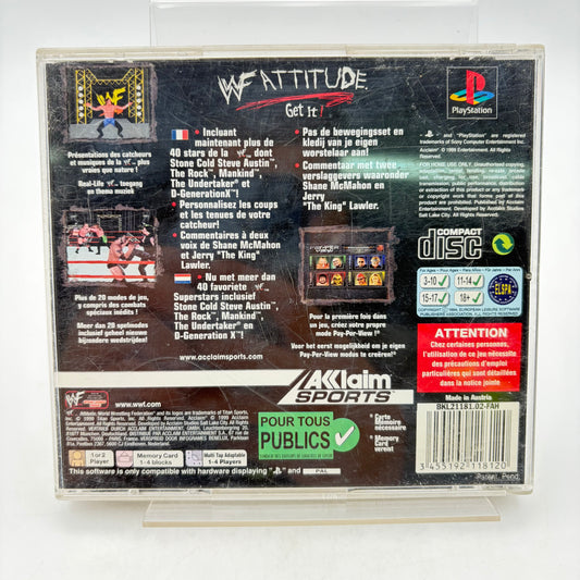 WWF ATTITUDE - PLAYSTATION 1