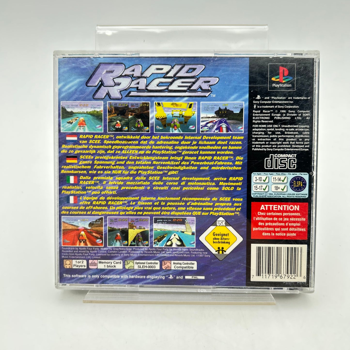 RAPID RACER - PLAYSTATION 1