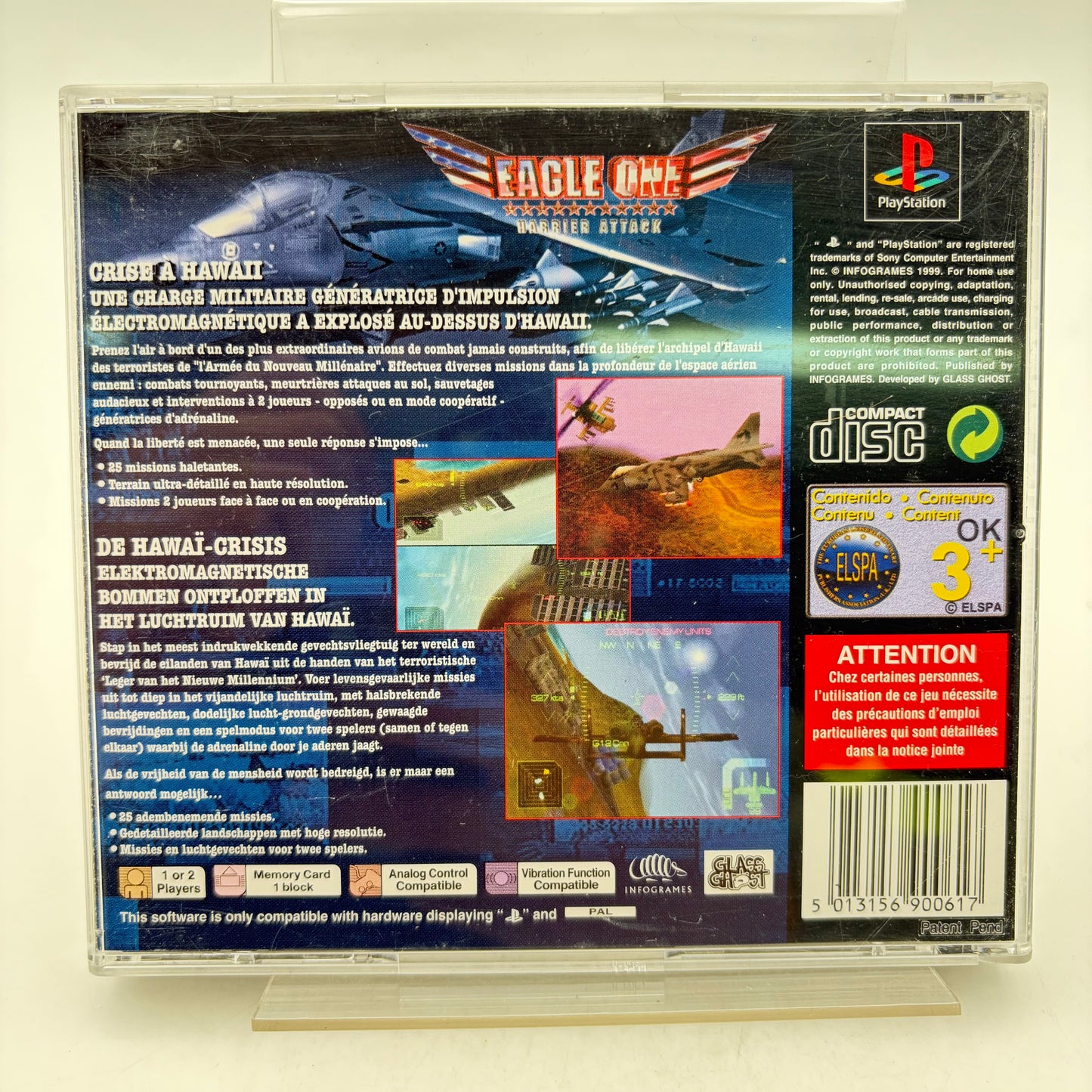 EAGLE ONE: HARRIER ATTACK - PLAYSTATION 1