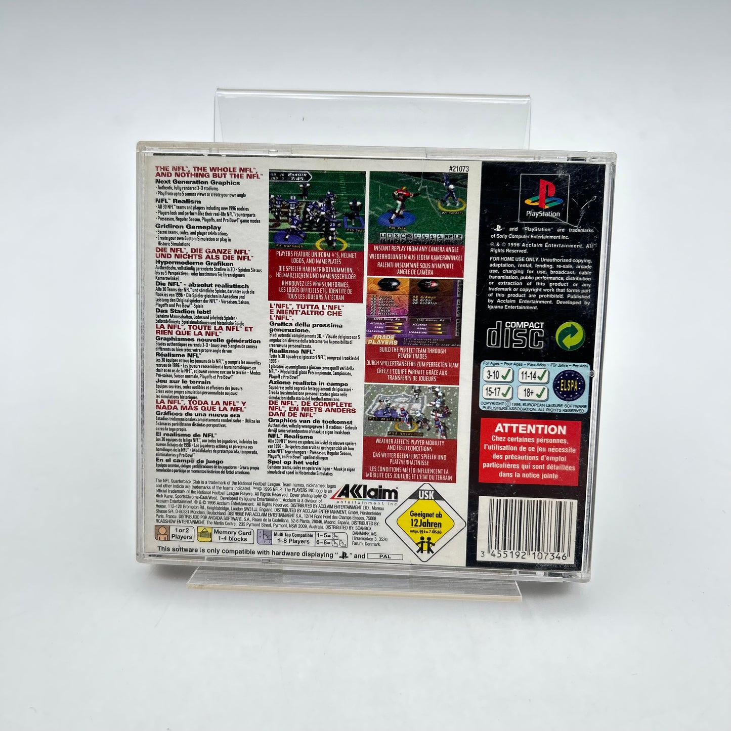 NFL QUARTERBACK CLUB 97 - PLAYSTATION 1