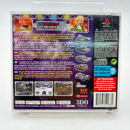 WORLD DESTRUCTION LEAGUE: THUNDER TANKS - PLAYSTATION 1