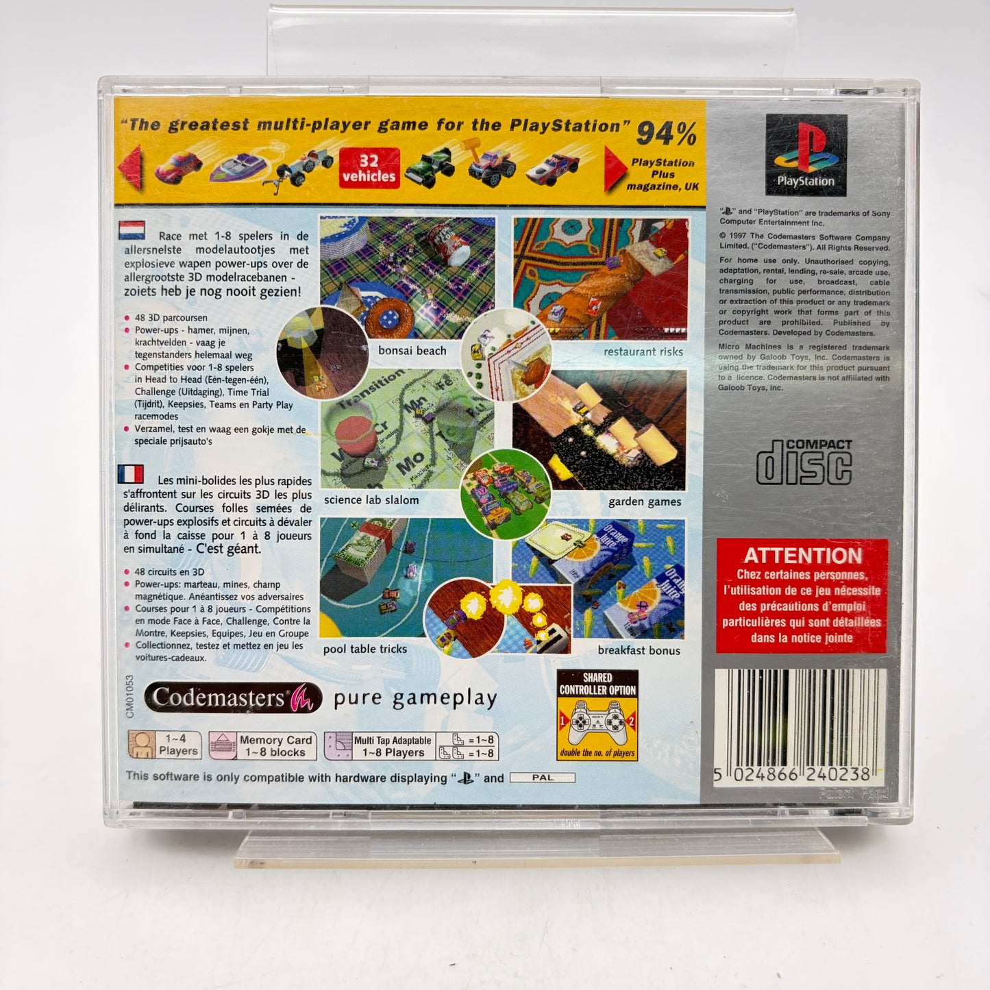 MICRO MACHINES V3 - PLAYSTATION 1