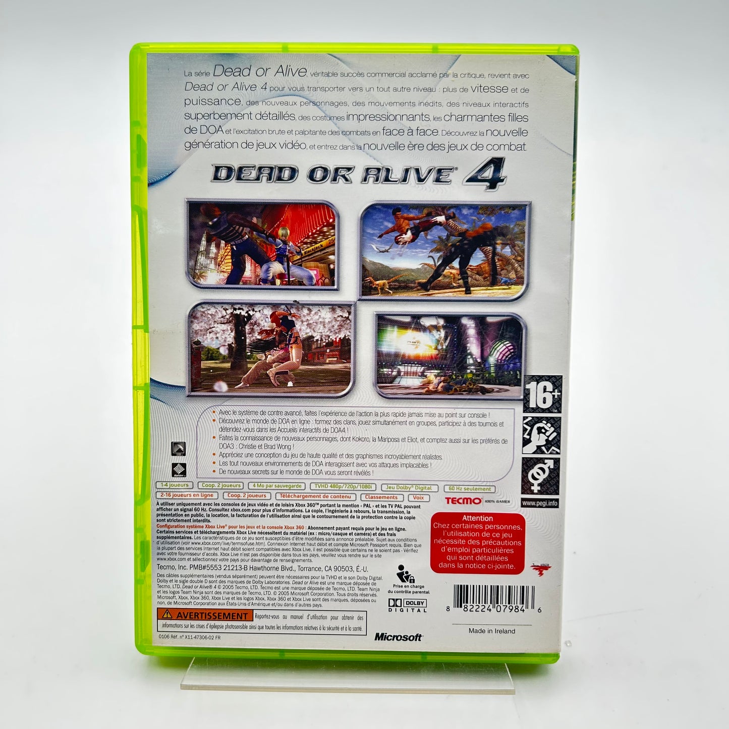 DEAD OR ALIVE 4 - XBOX 360