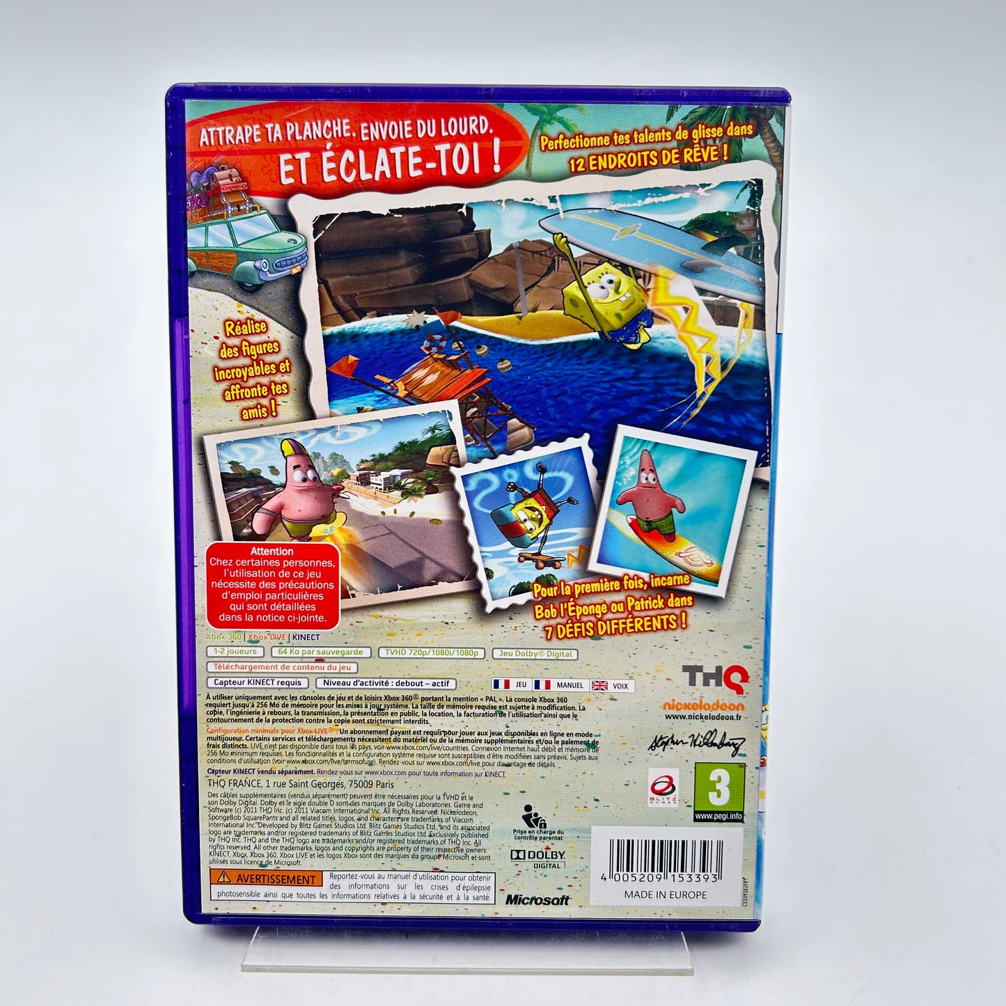 BOB L'EPONGE SURF & SKATE ROADTRIP - XBOX 360