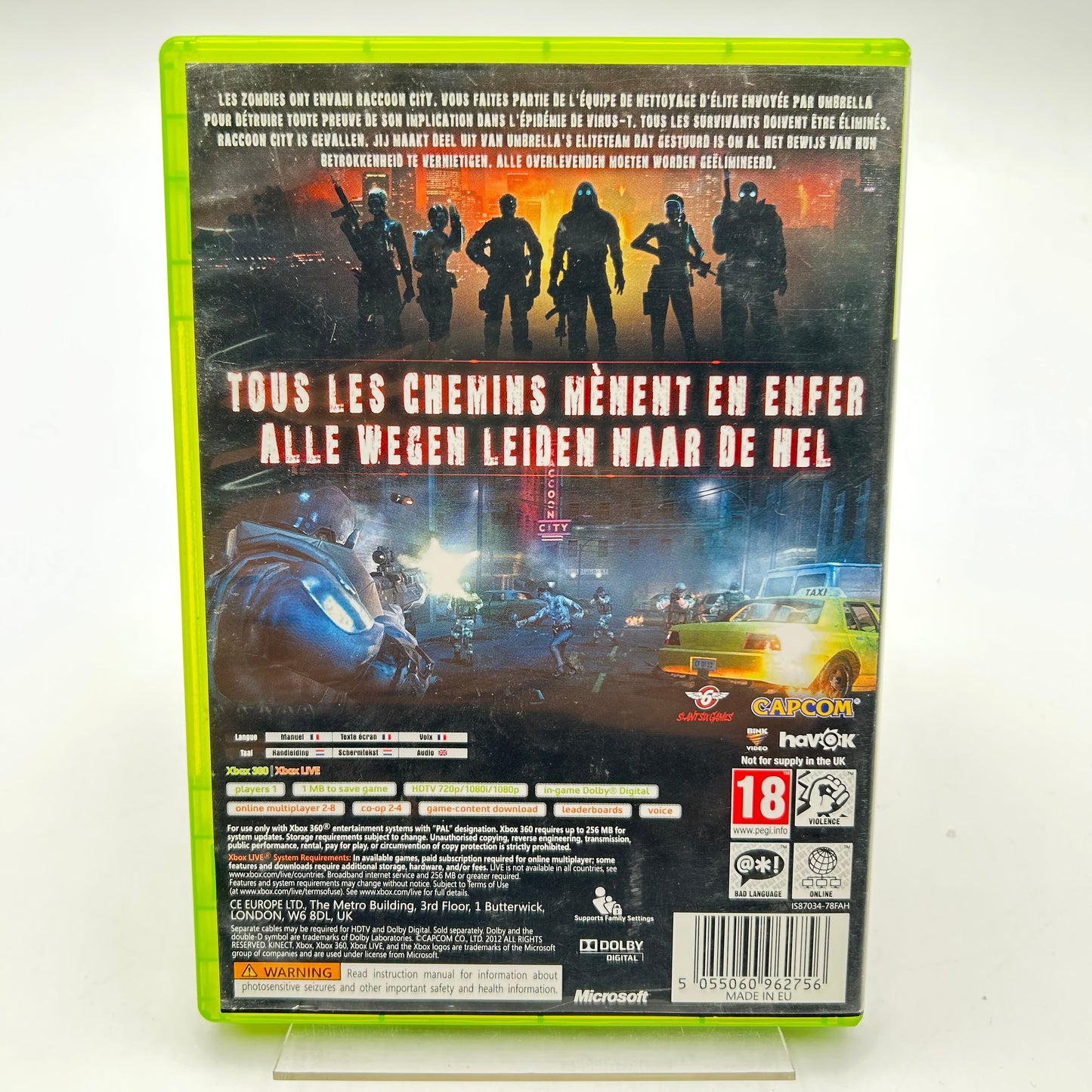 RESIDENT EVIL OPERATION RACCOON CITY - XBOX 360