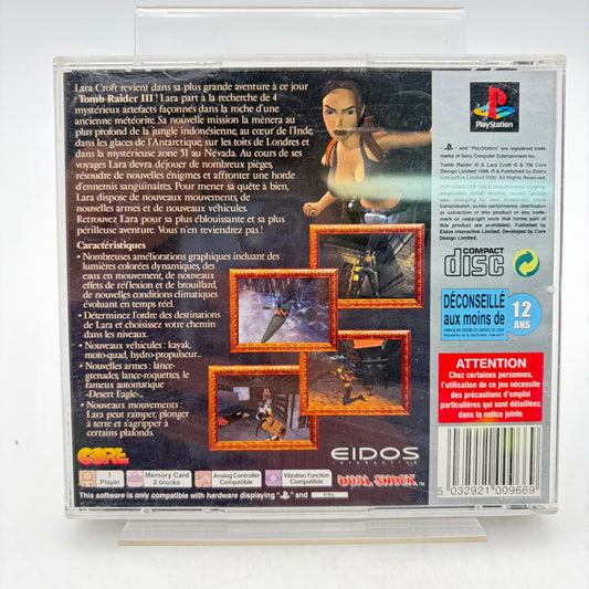 TOMB RAIDER III - PLAYSTATION 1