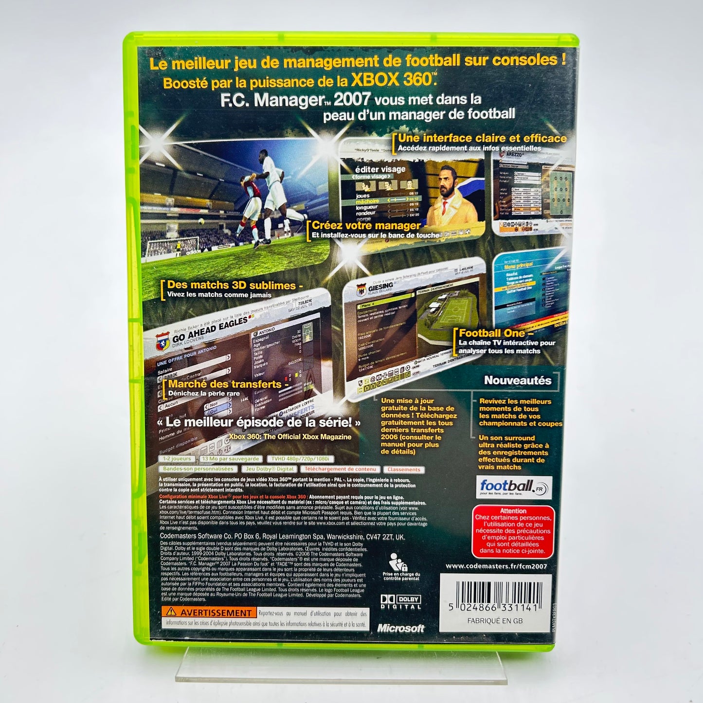 FC MANAGER 2007 - XBOX 360