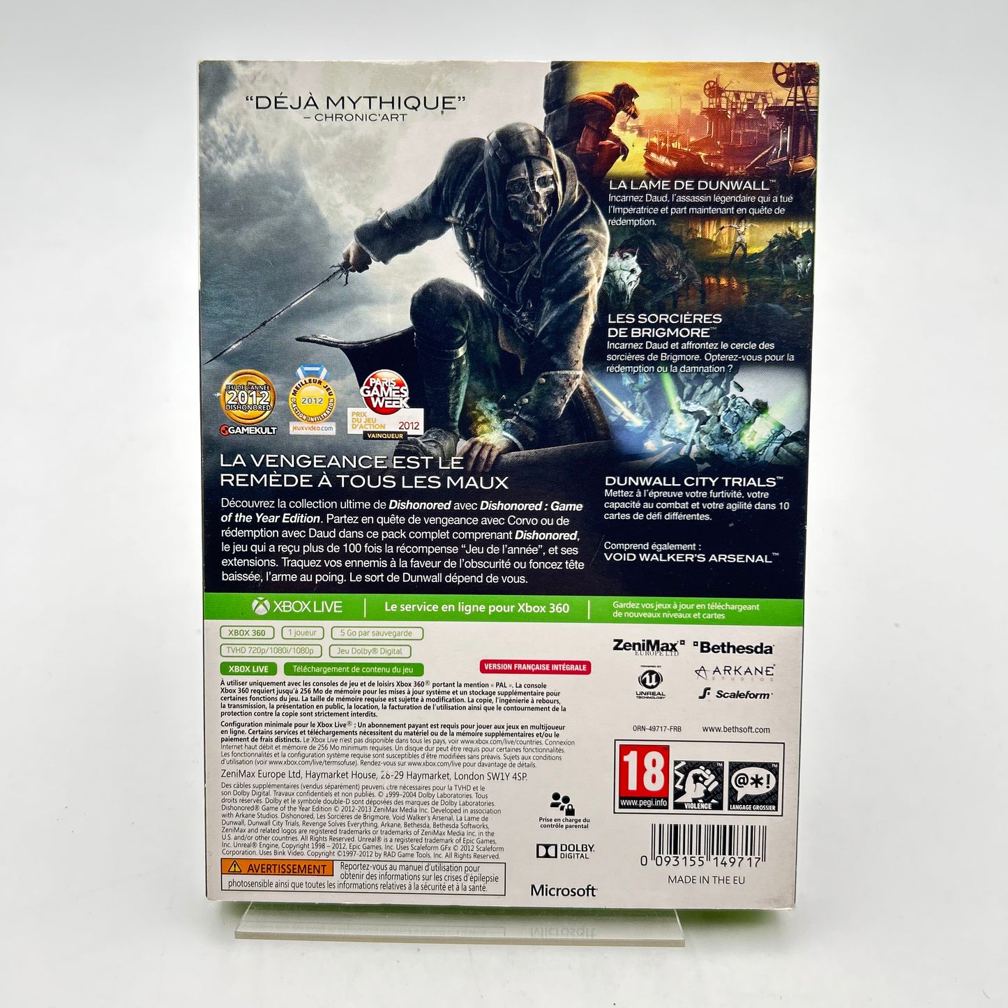 DISHONORED - XBOX 360