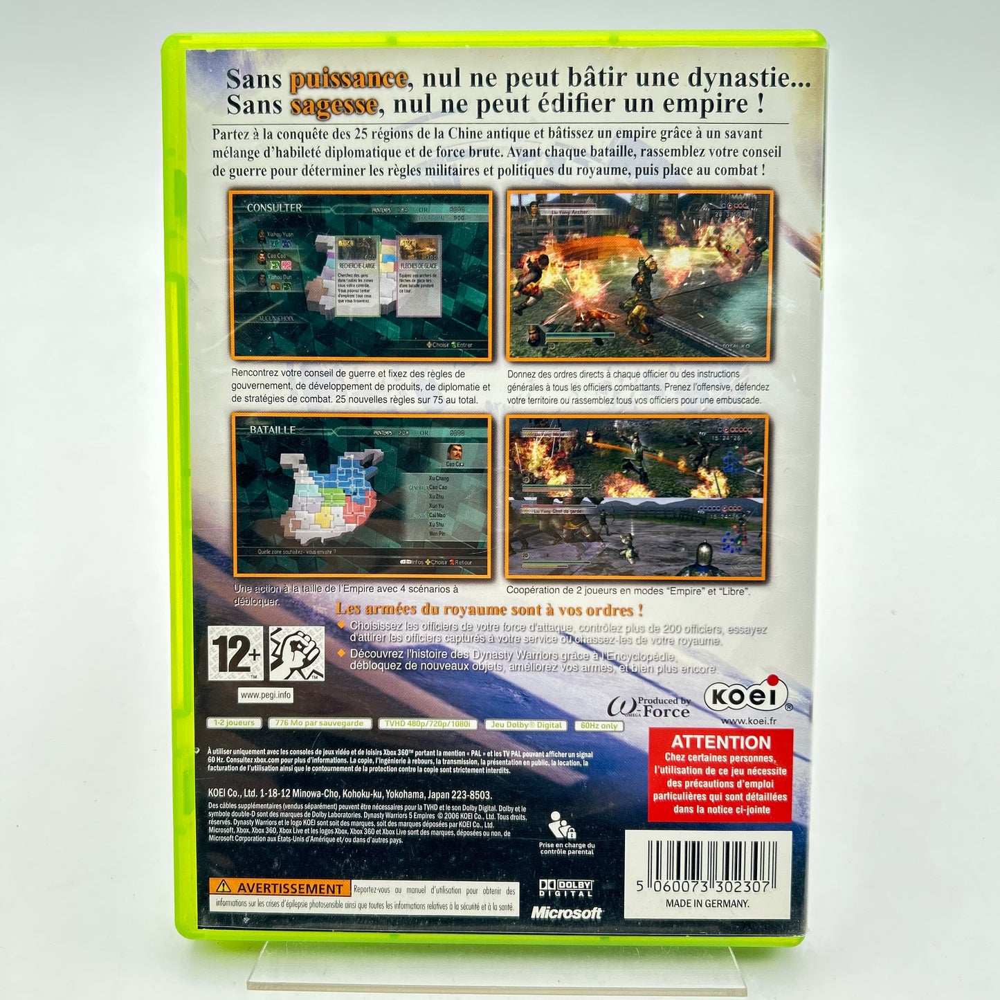 DYNASTY WARRIORS 5 EMPIRES - XBOX 360