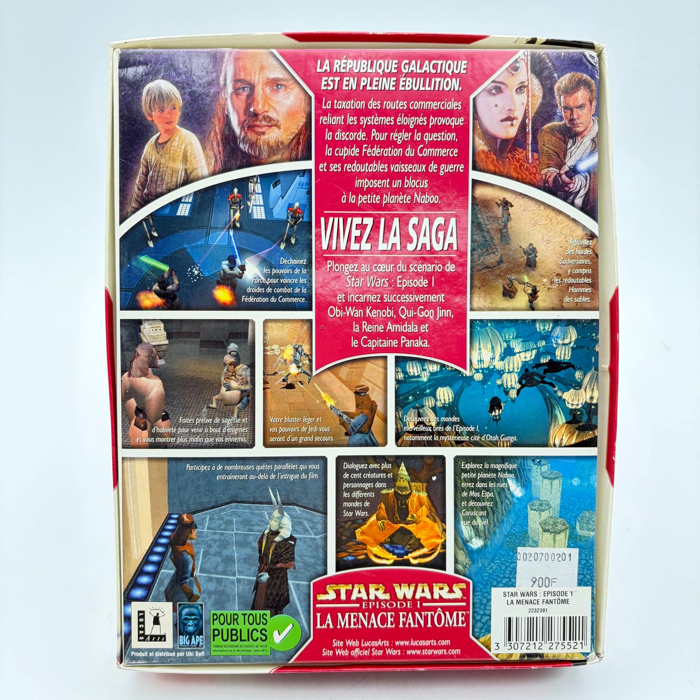 STAR WARS LA MENACE FANTÔME - PC BIG BOX