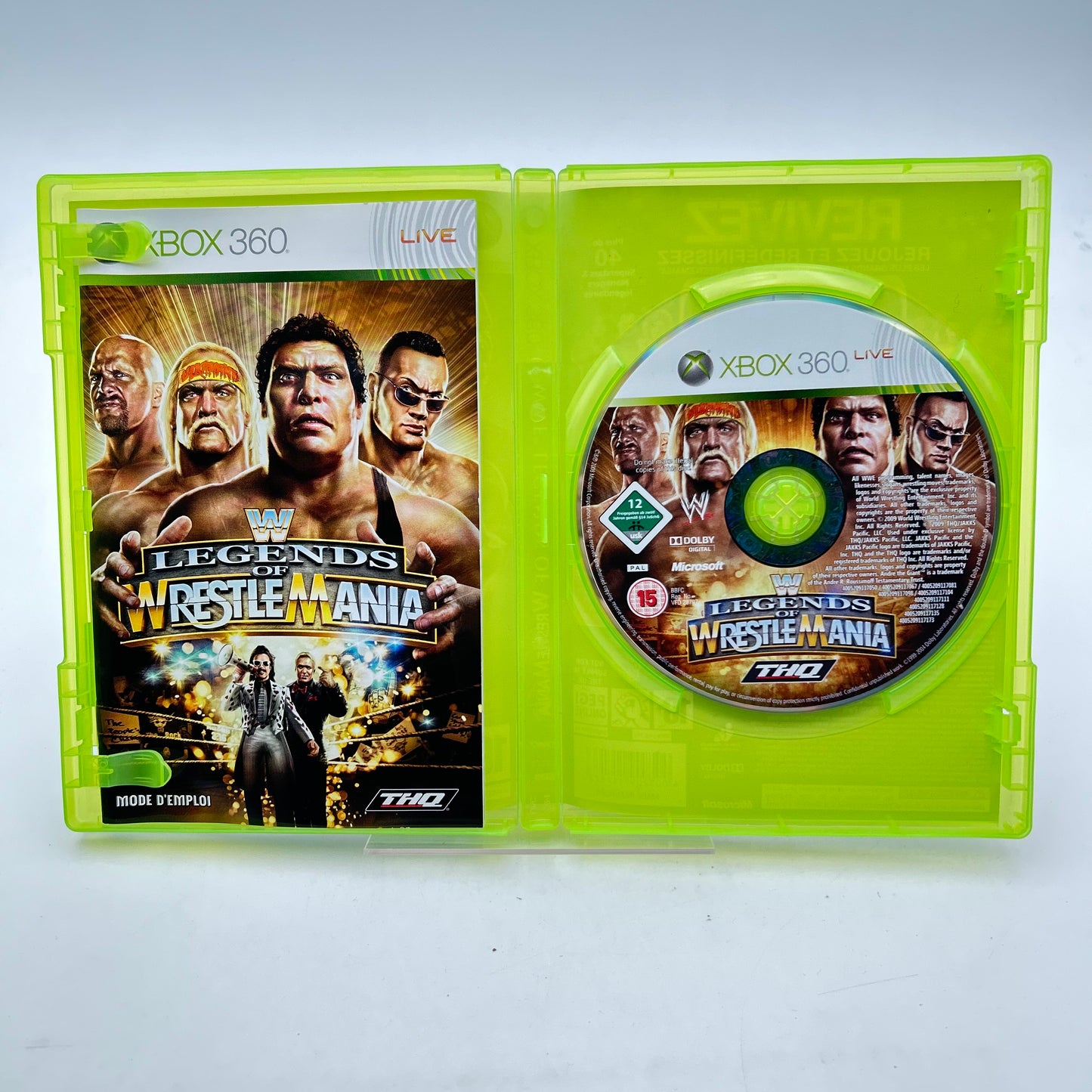 WWE LEGENDS OF WRESTLEMANIA - XBOX 360