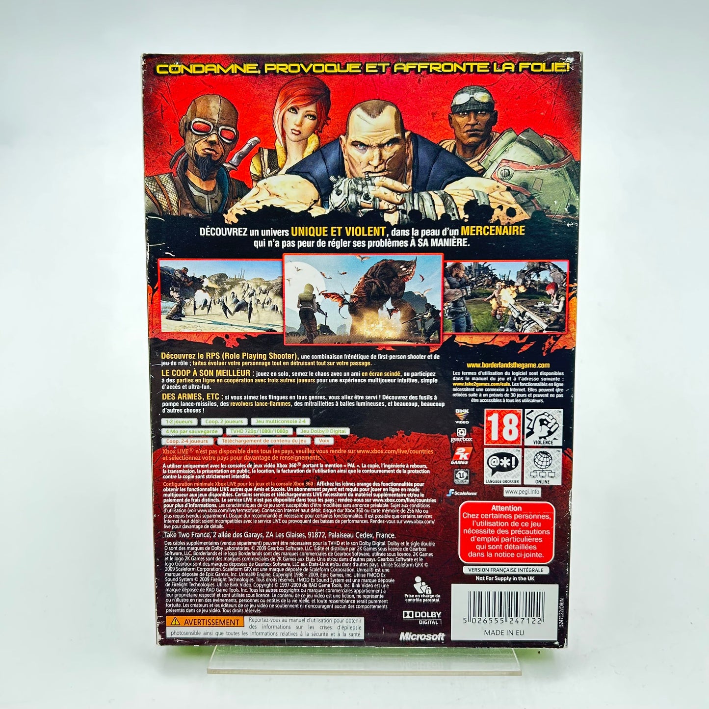 BORDERLANDS - XBOX 360