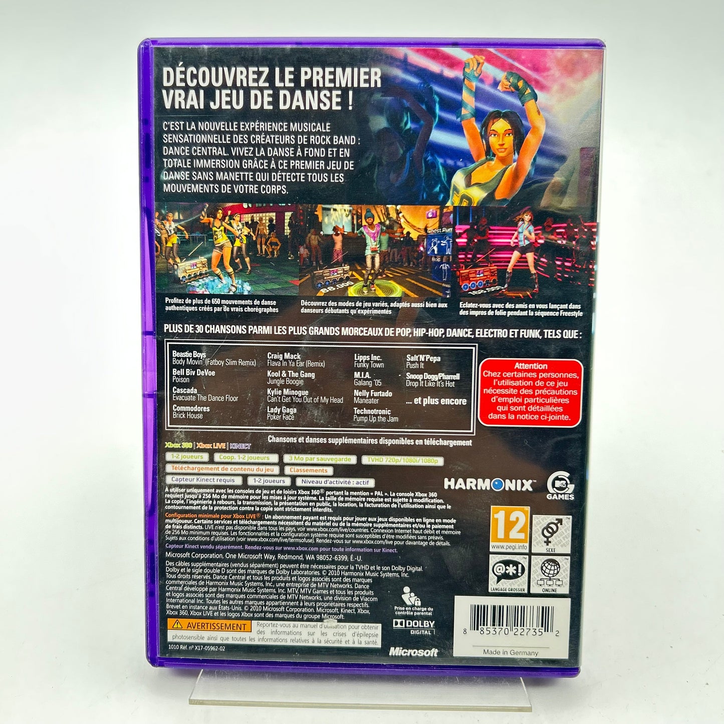 DANCE CENTRAL - XBOX 360