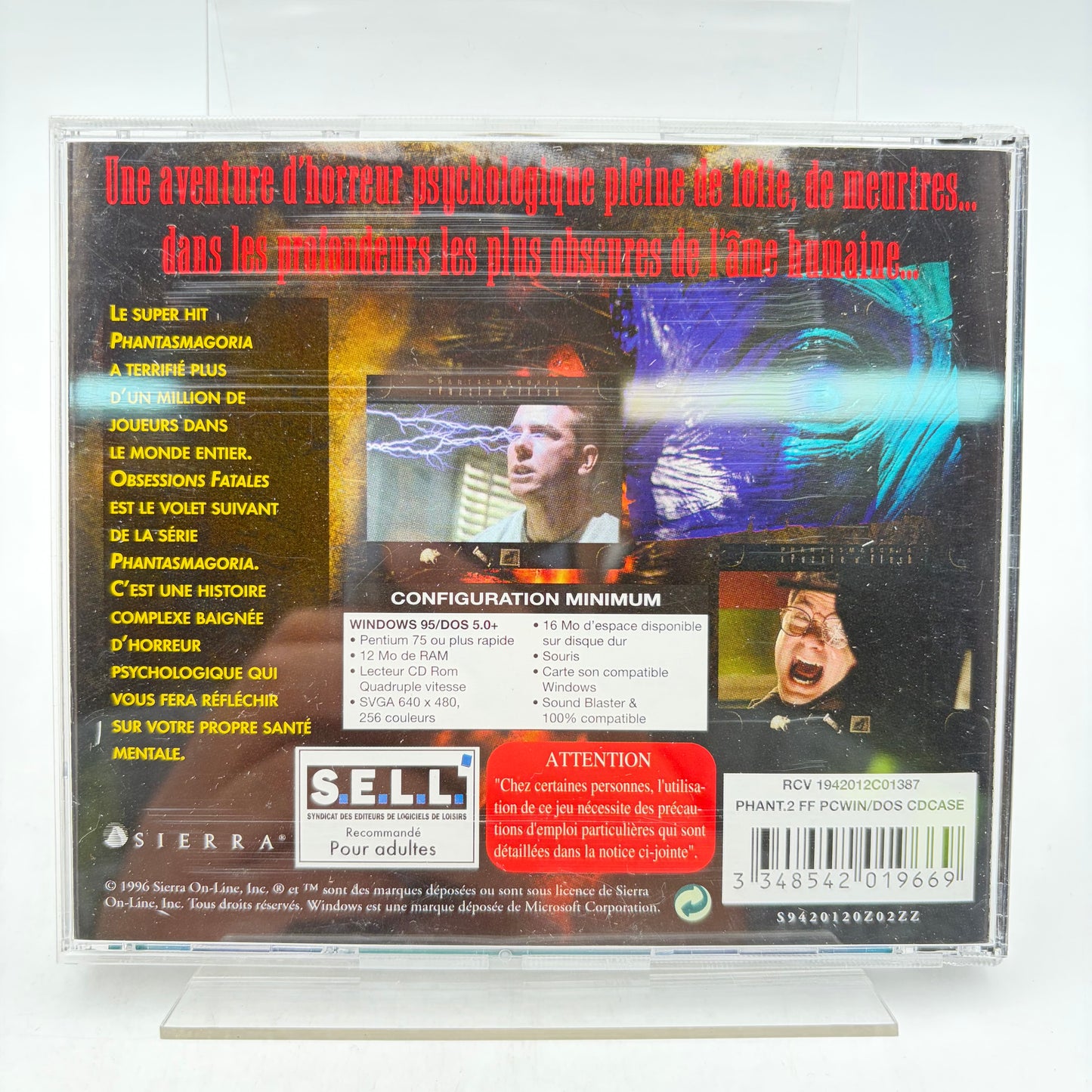PHANTASMAGORIA: OBSESSIONS FATALES - PC BIG BOX