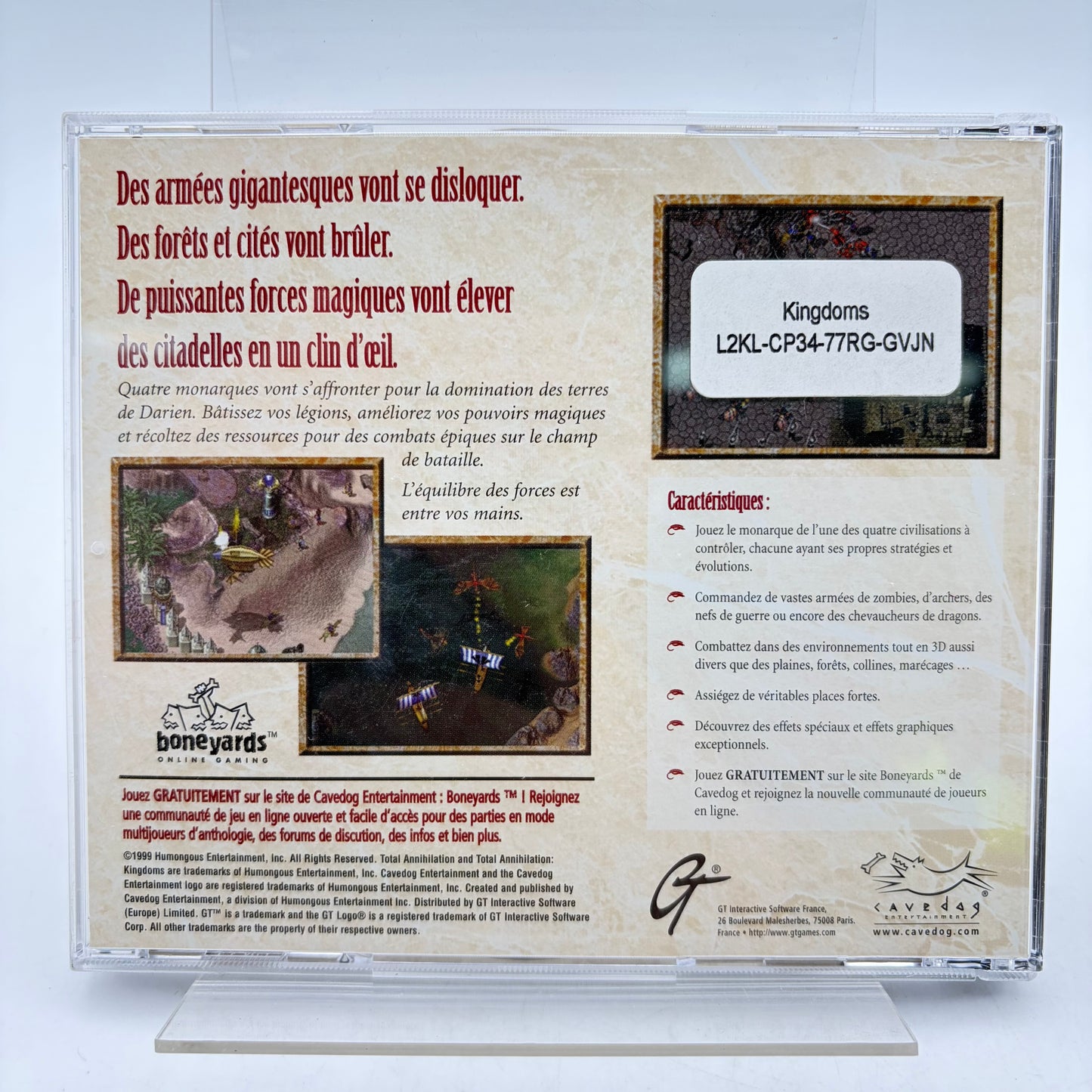 TOTAL ANNIHILATION KINGDOMS - PC BIG BOX