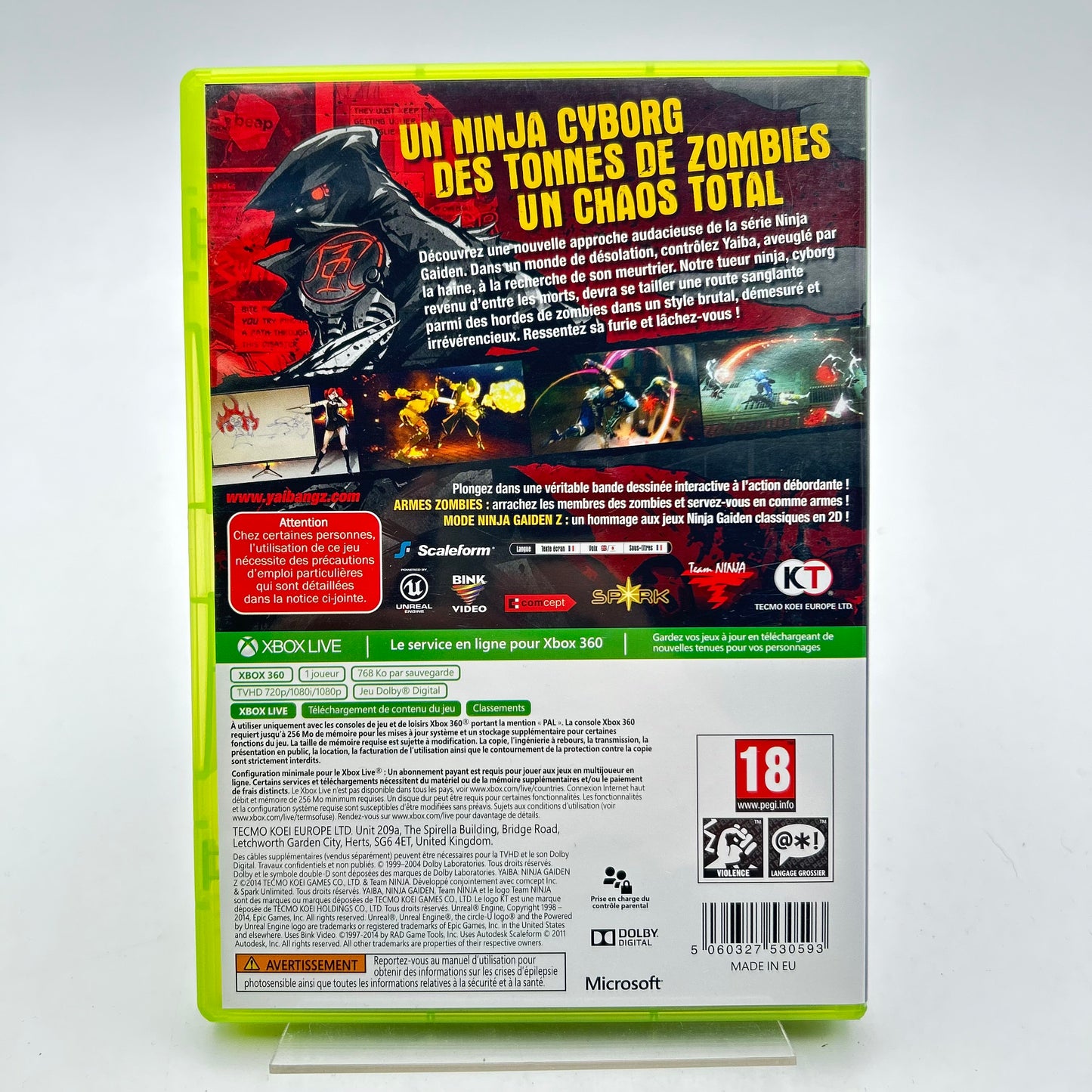 YAIBA NINJA GAIDEN - XBOX 360
