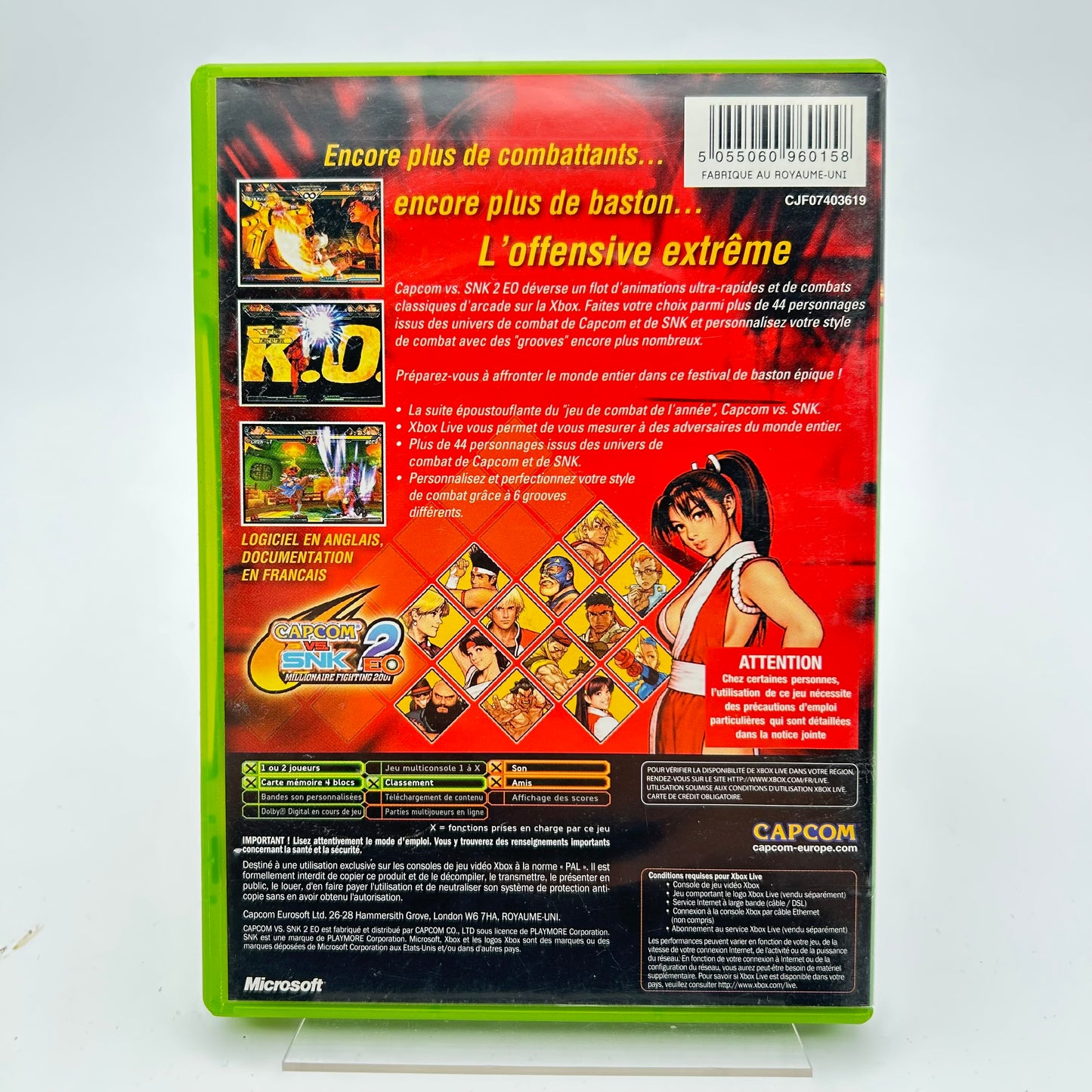 CAPCOM VS SNK 2 EO - XBOX