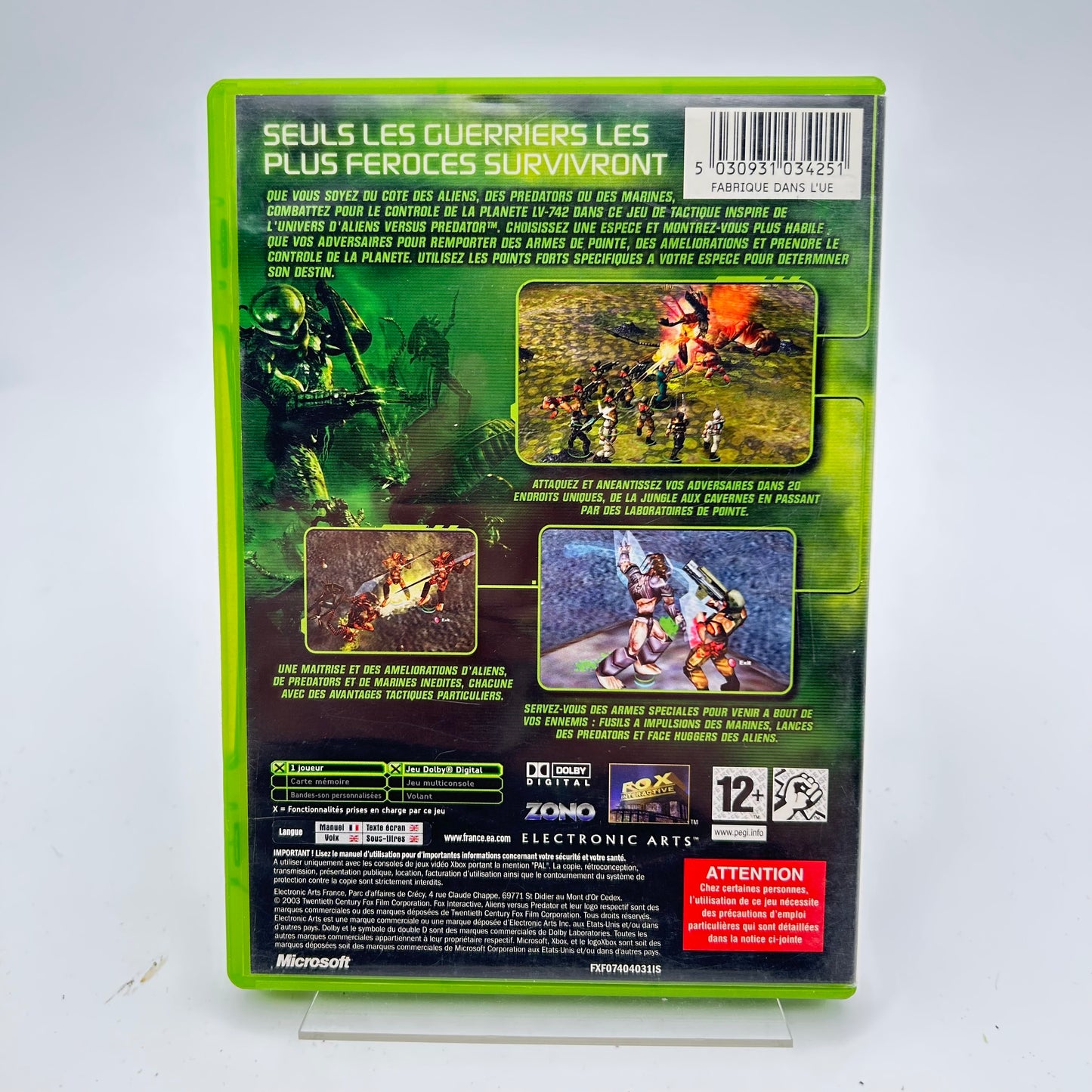 ALIENS VS PREDATOR EXTINCTION - XBOX
