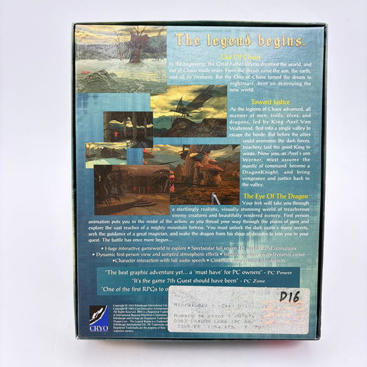 DRAGON LORE: THE LEGEND BEGINS - PC BIG BOX