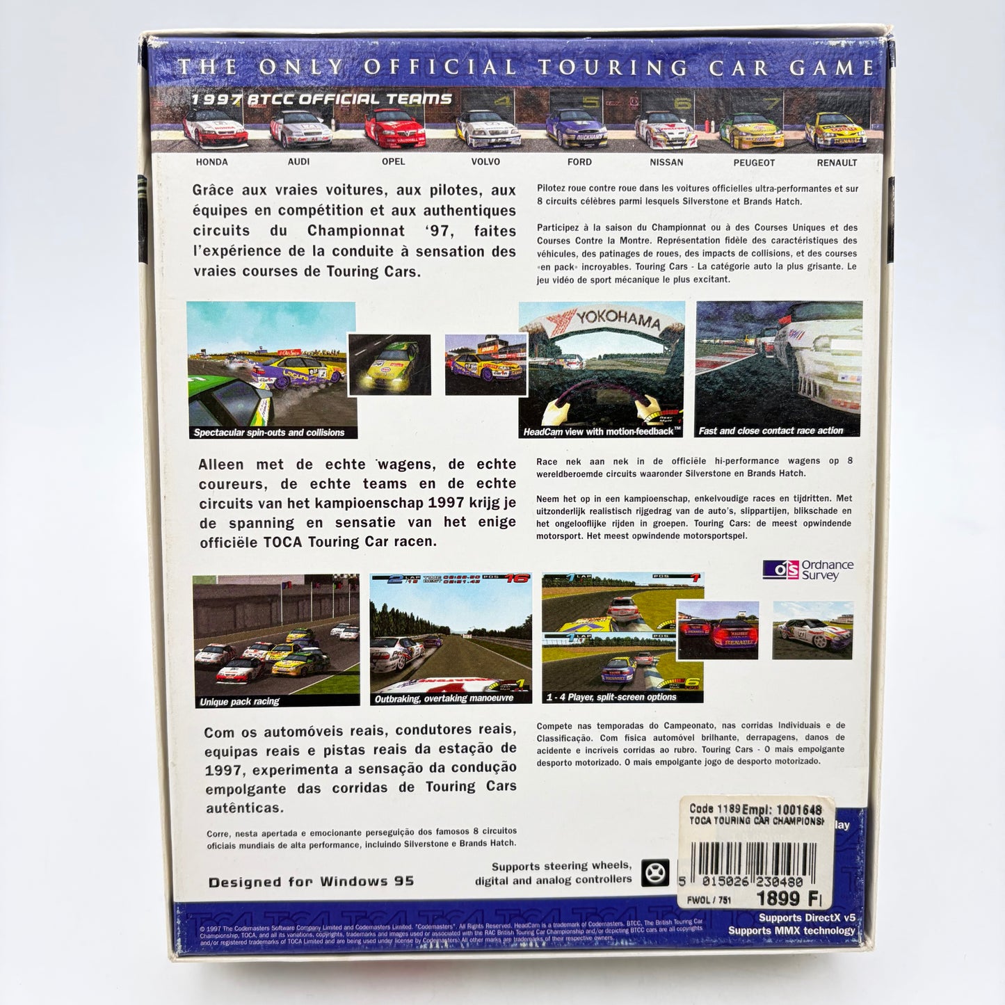 TOCA TOURING CAR CHAMPIONSHIP - PC BIG BOX
