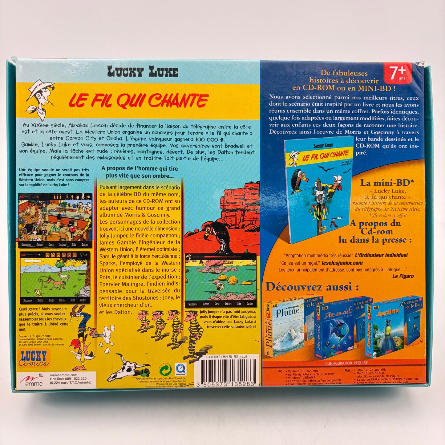 LUCKY LUKE LE FIL QUI CHANTE - PC BIG BOX