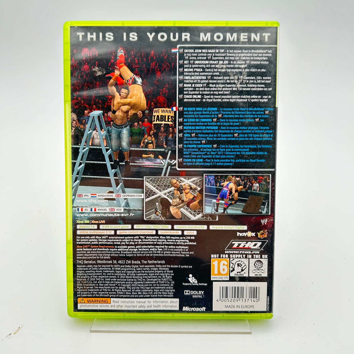 SMACKDOWN VS RAW 2011 - XBOX 360