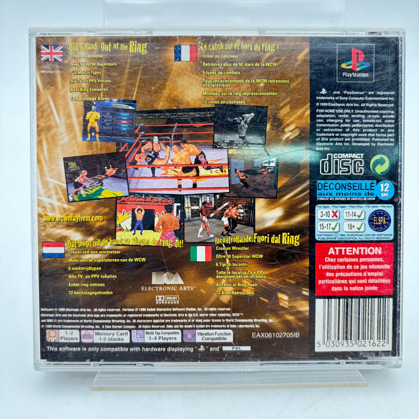 WCW MAYHEM - PLAYSTATION 1