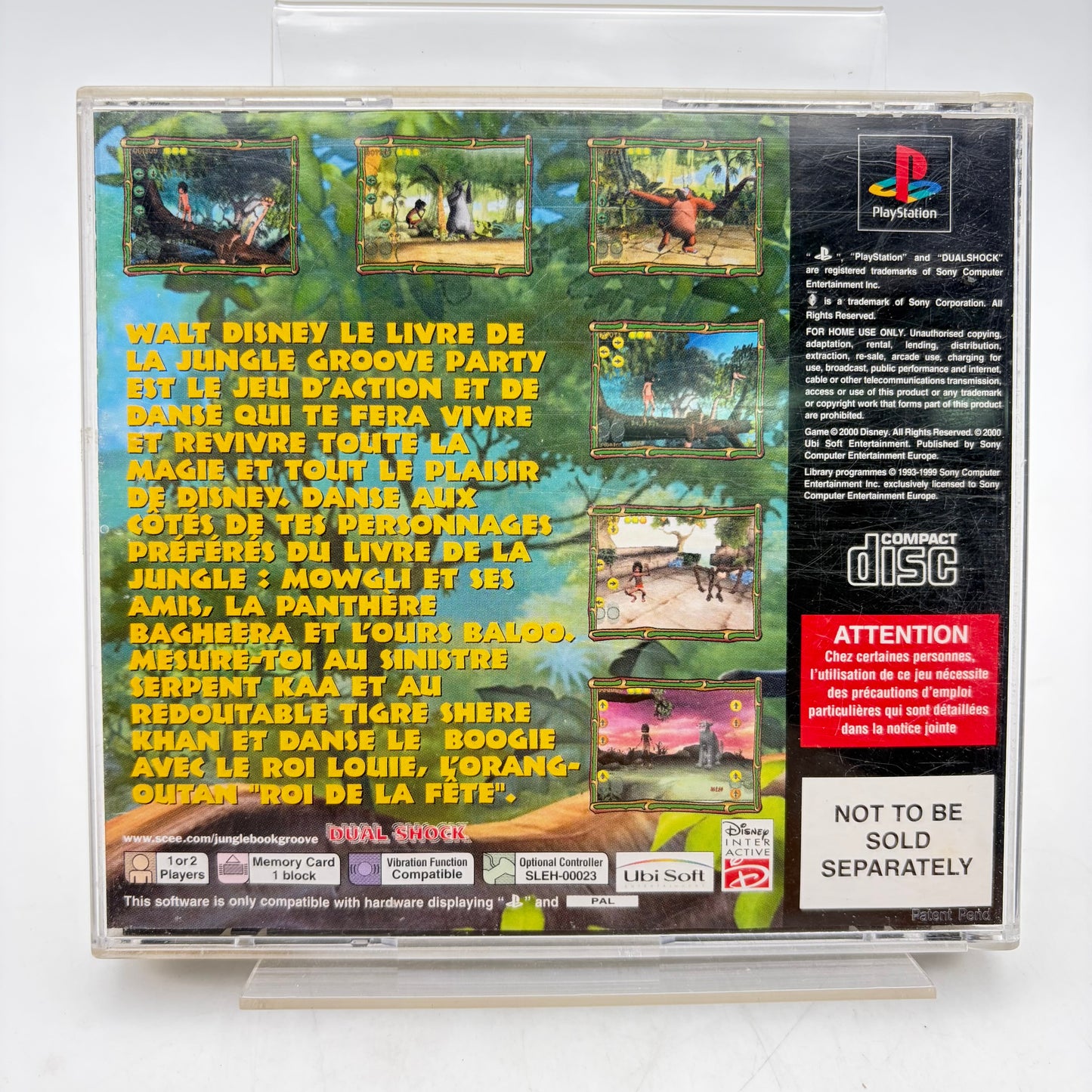 LE LIVRE DE LA JUNGLE - GROOVE PARTY - PLAYSTATION 1