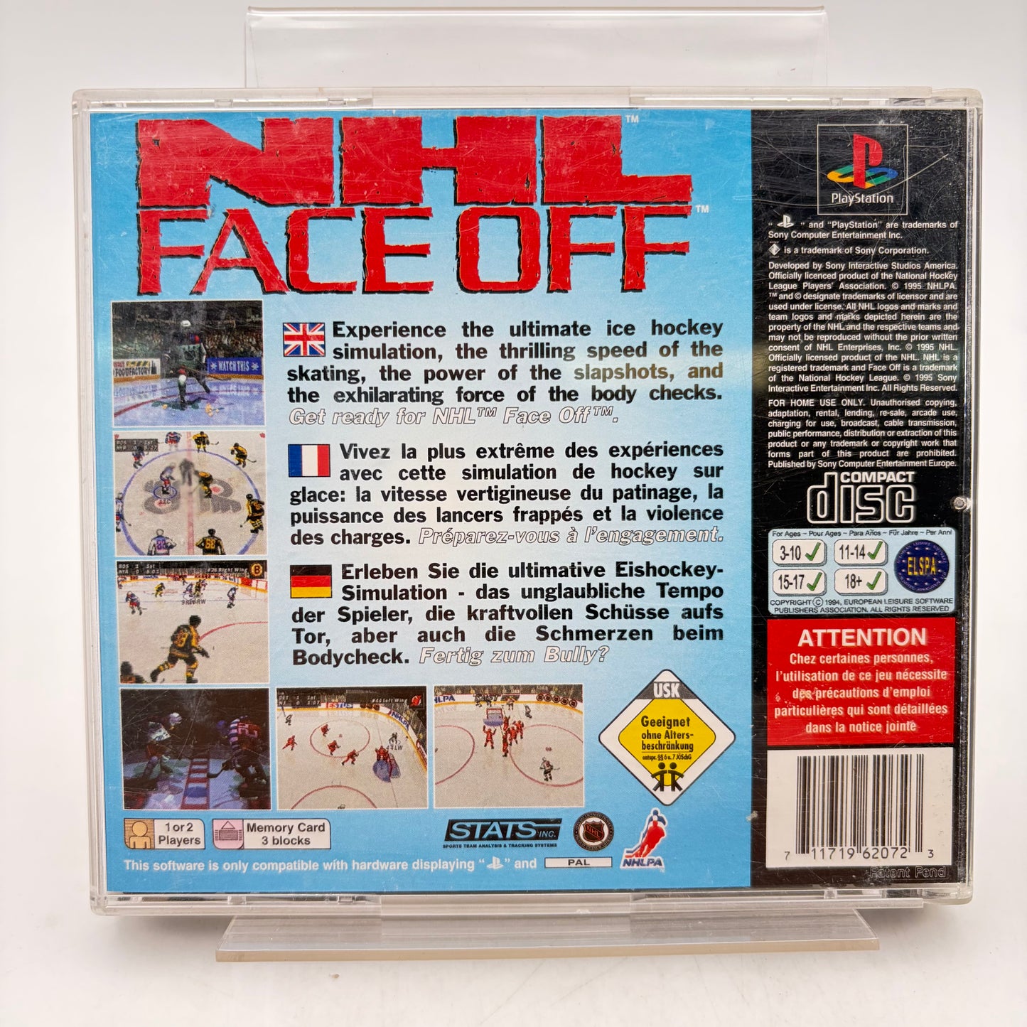 NHL FACE OFF - PLAYSTATION 1