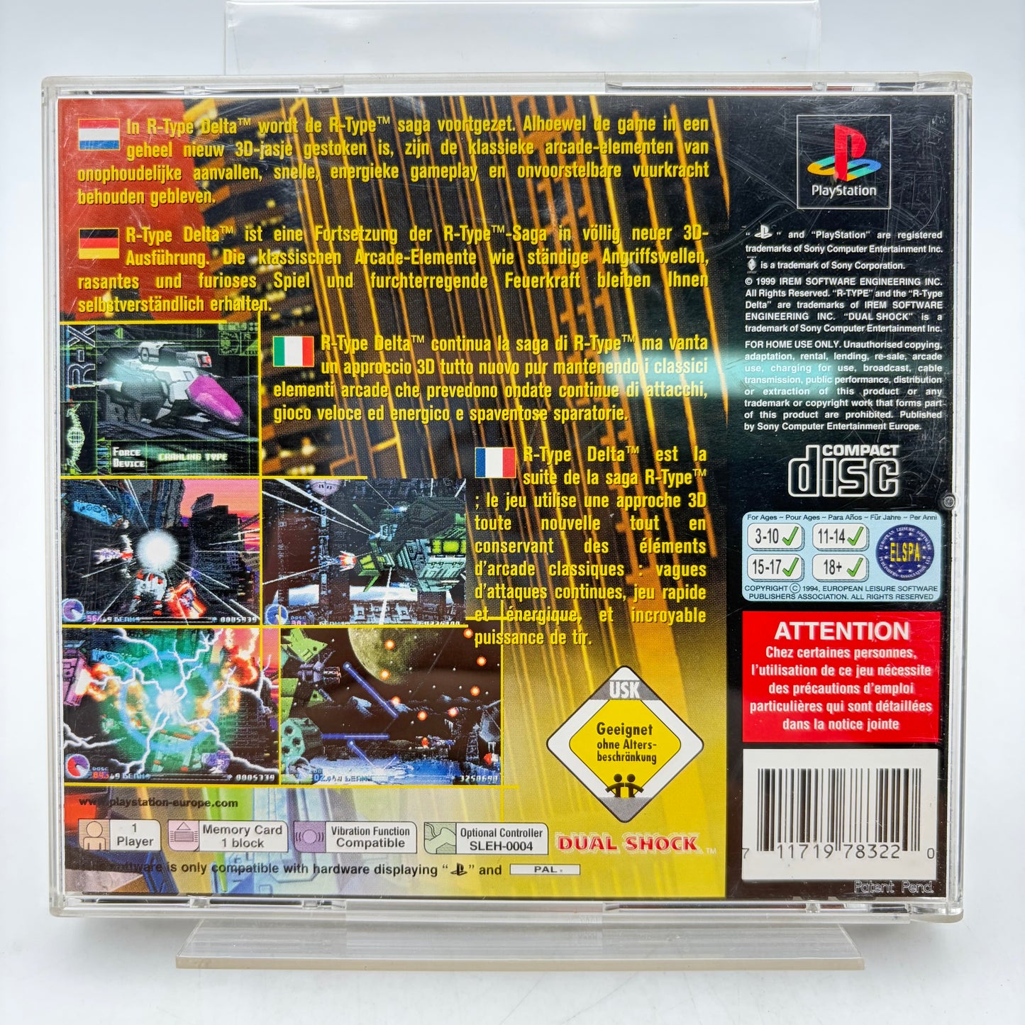 R-TYPE DELTA - PLAYSTATION 1