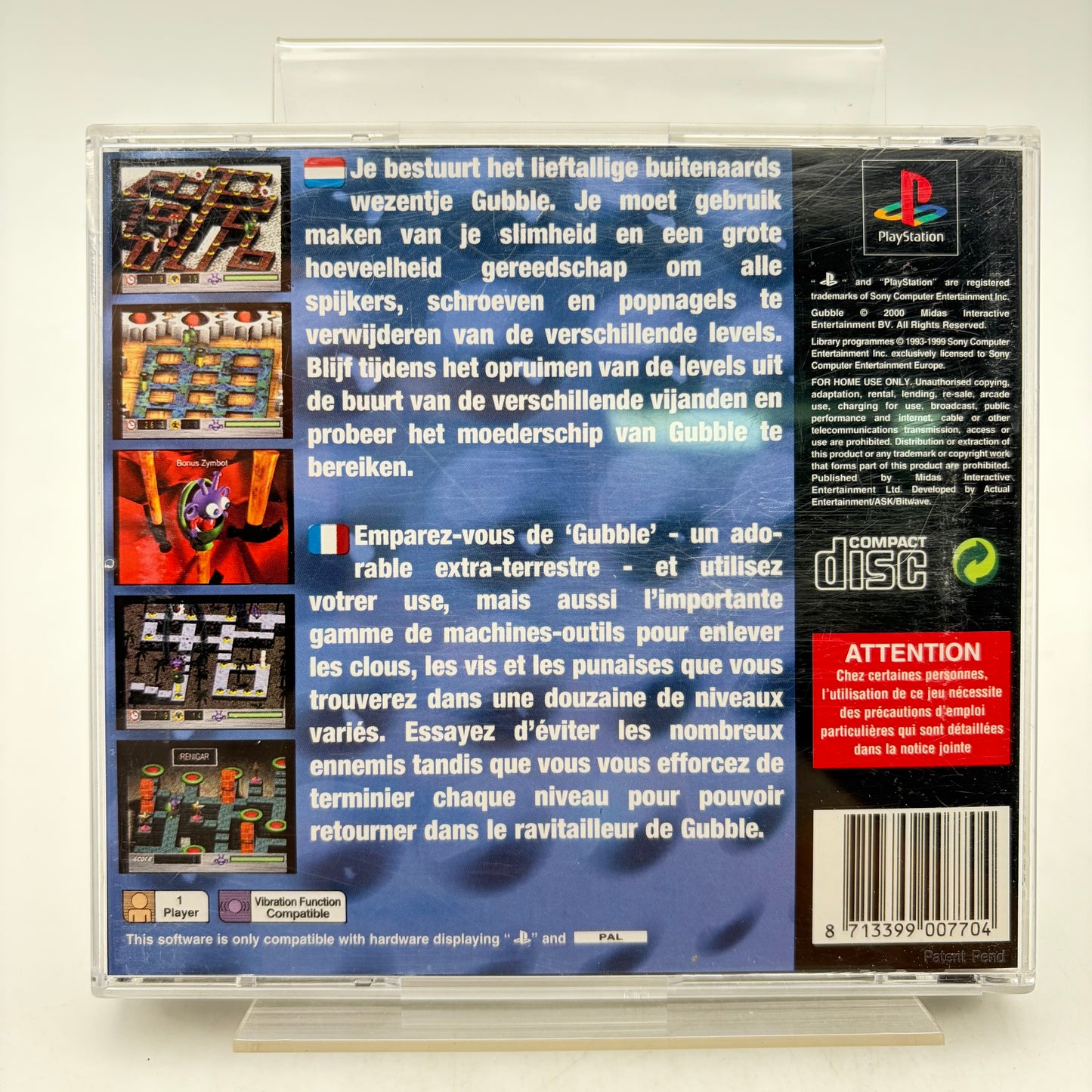 GUBBLE - PLAYSTATION 1