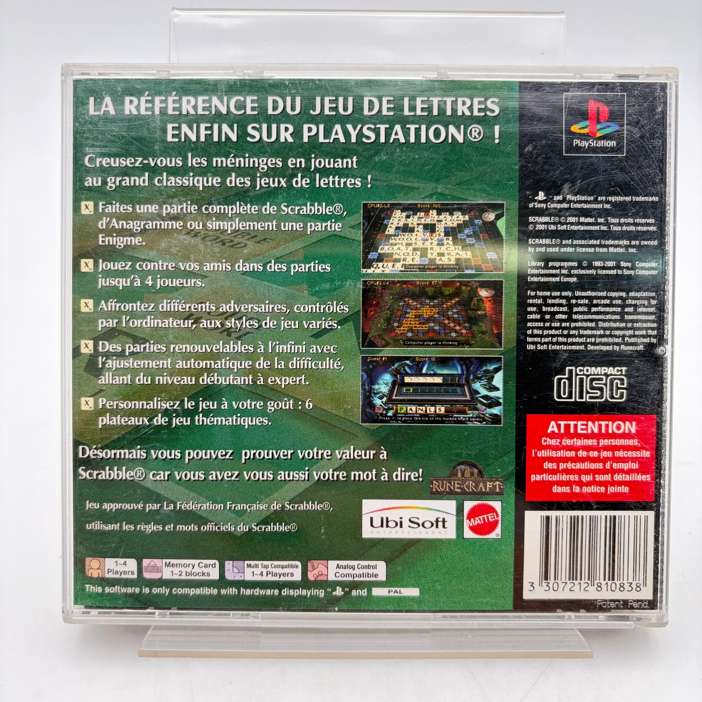 SCRABBLE - PLAYSTATION 1