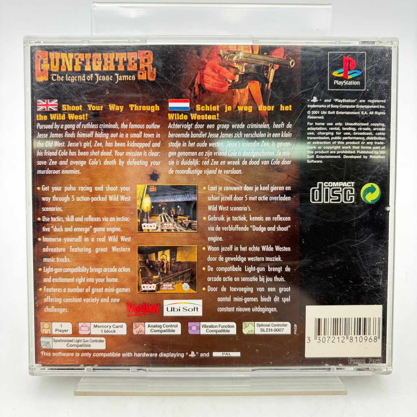 GUNFIGHTER : THE LEGEND OF JESSE JAMES - PLAYSTATION 1
