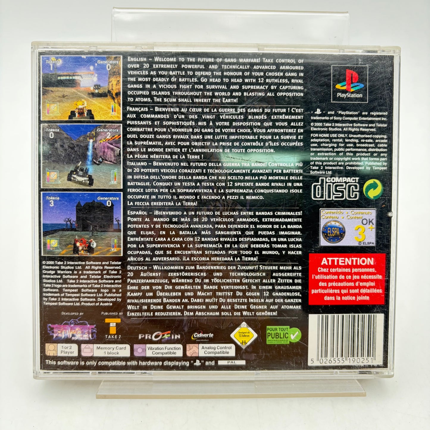 GRUDGE WARRIORS - PLAYSTATION 1