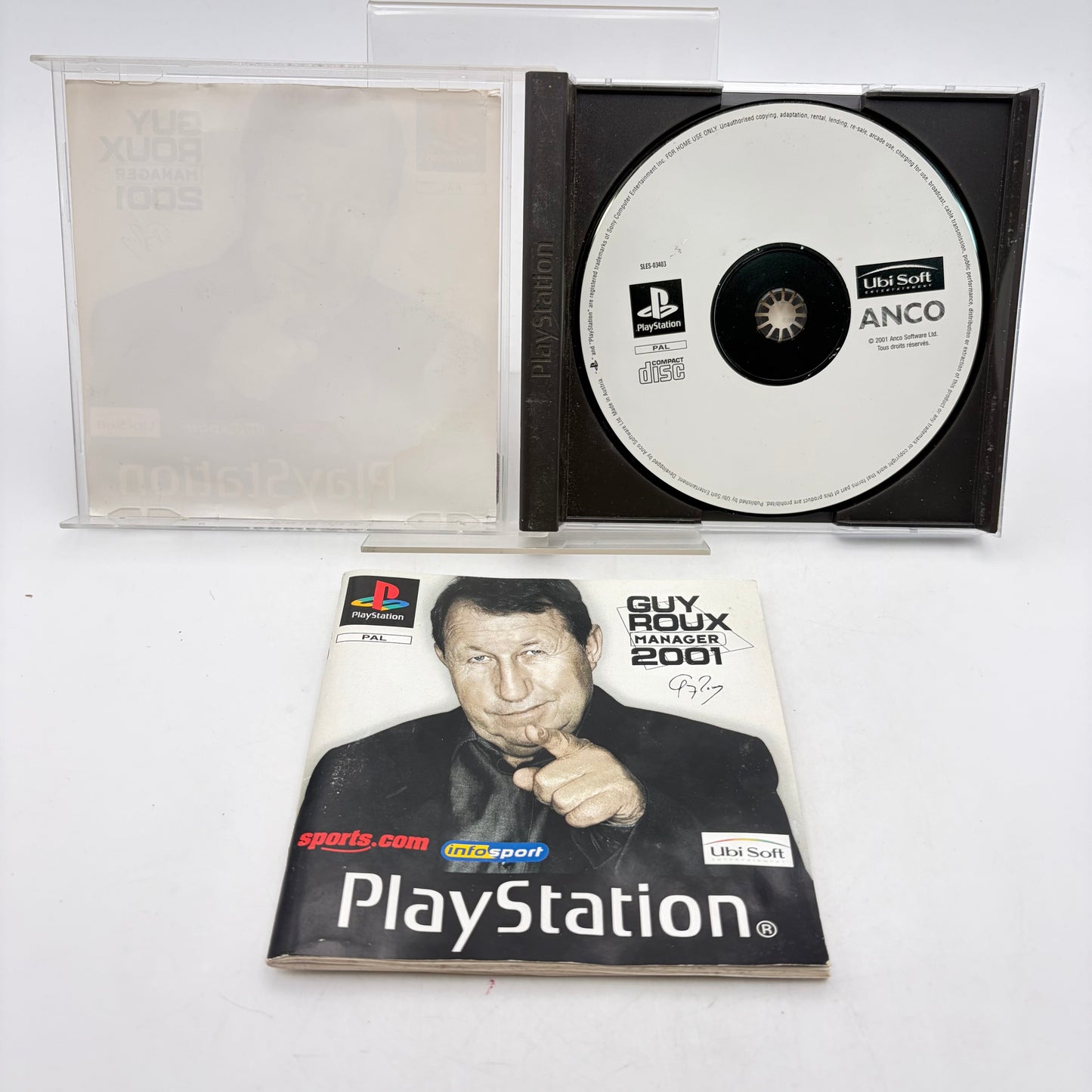 GUY ROUX MANAGER 2001 - PLAYSTATION 1