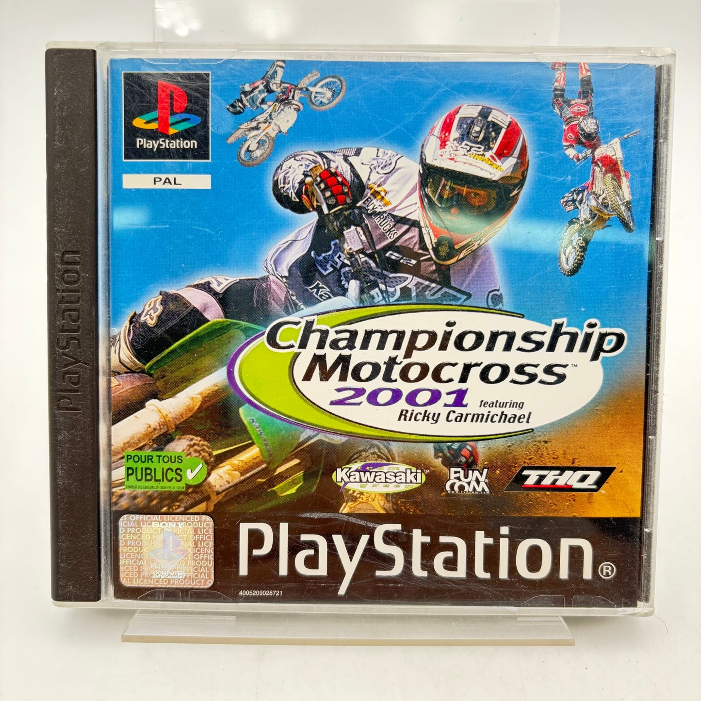 CHAMPIONSHIP MOTOCROSS 2001 FEATURING RICKY CARMICHAEL - PLAYSTATION 1