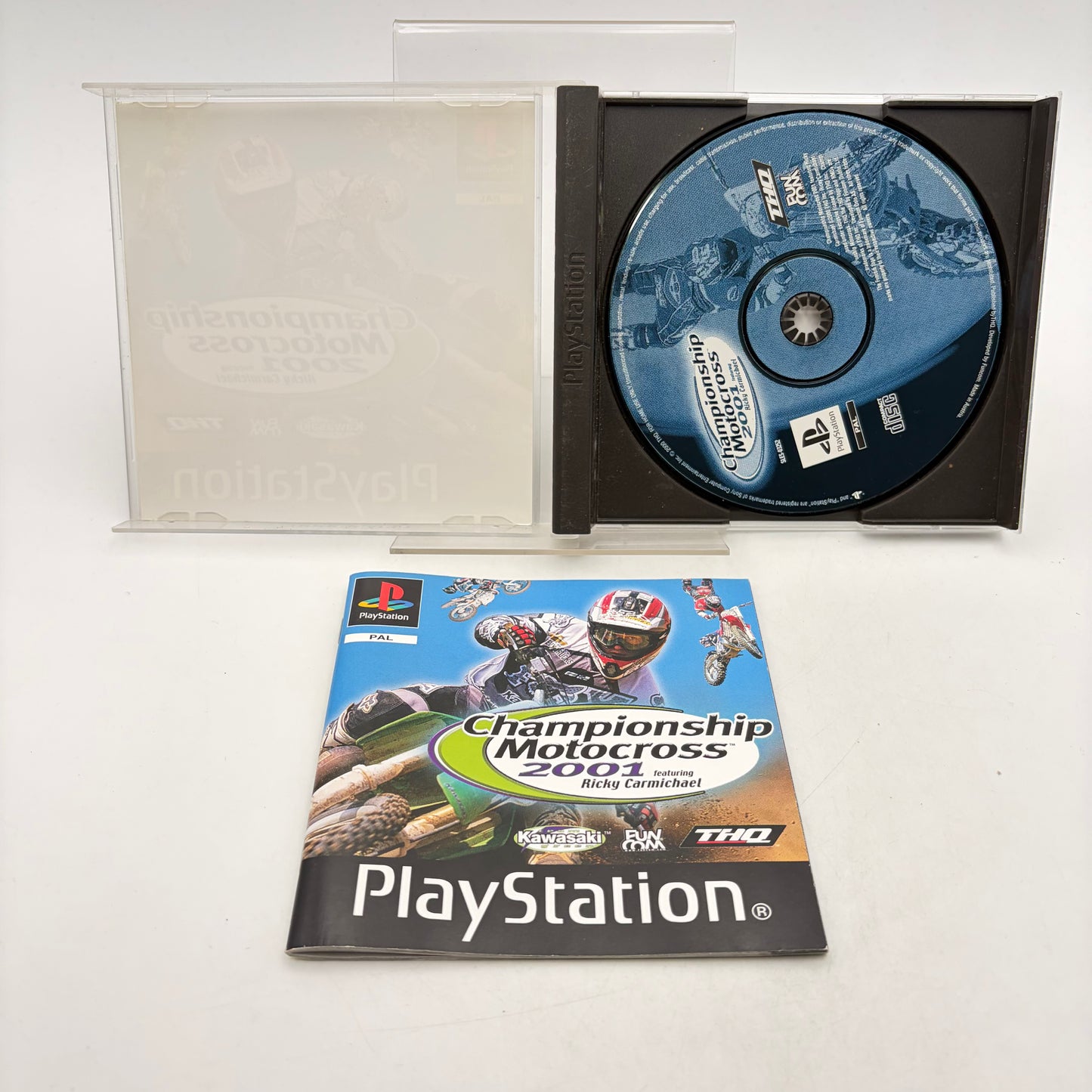 CHAMPIONSHIP MOTOCROSS 2001 FEATURING RICKY CARMICHAEL - PLAYSTATION 1