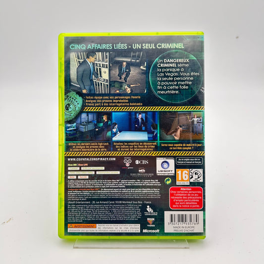 LES EXPERTS CRIME SCENE INVESTIGATION - XBOX 360