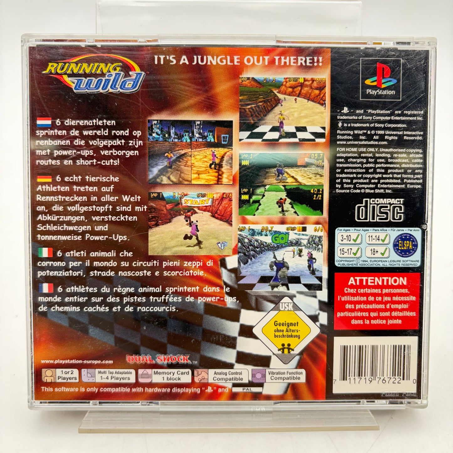 RUNNING WILD - PLAYSTATION 1
