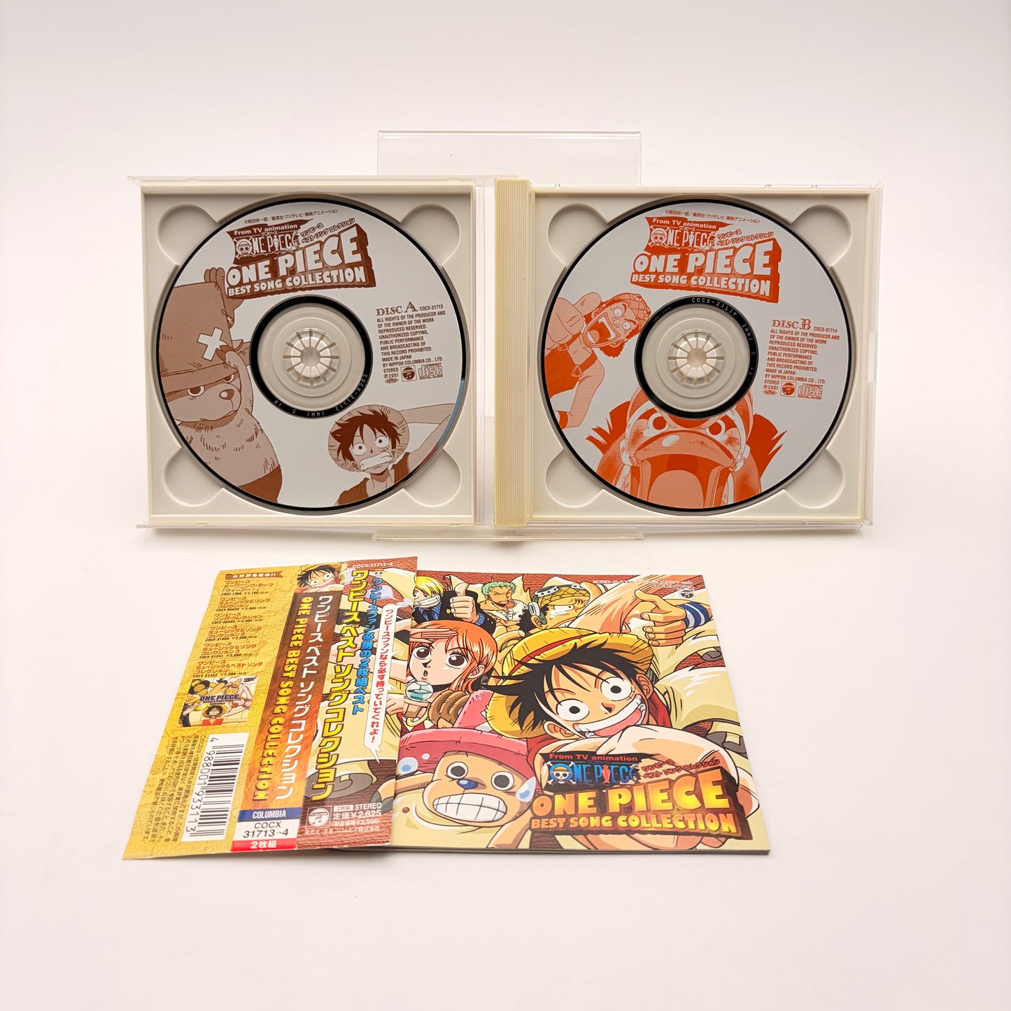 ONE PIECE BEST SONG COLLECTION - ORIGINAL SOUNDTRACK