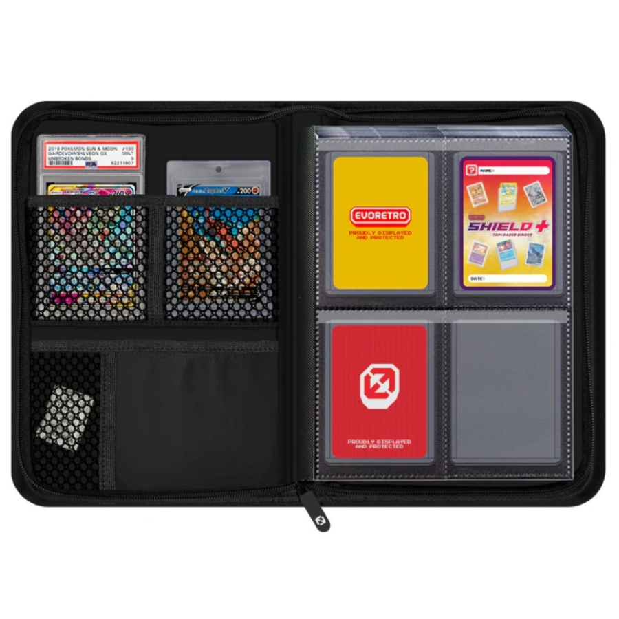 EVORETRO - Shield + Compact 96 Topload Cards Binder Black