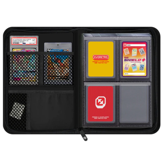 EVORETRO - Shield + Compact 96 Topload Cards Binder Black