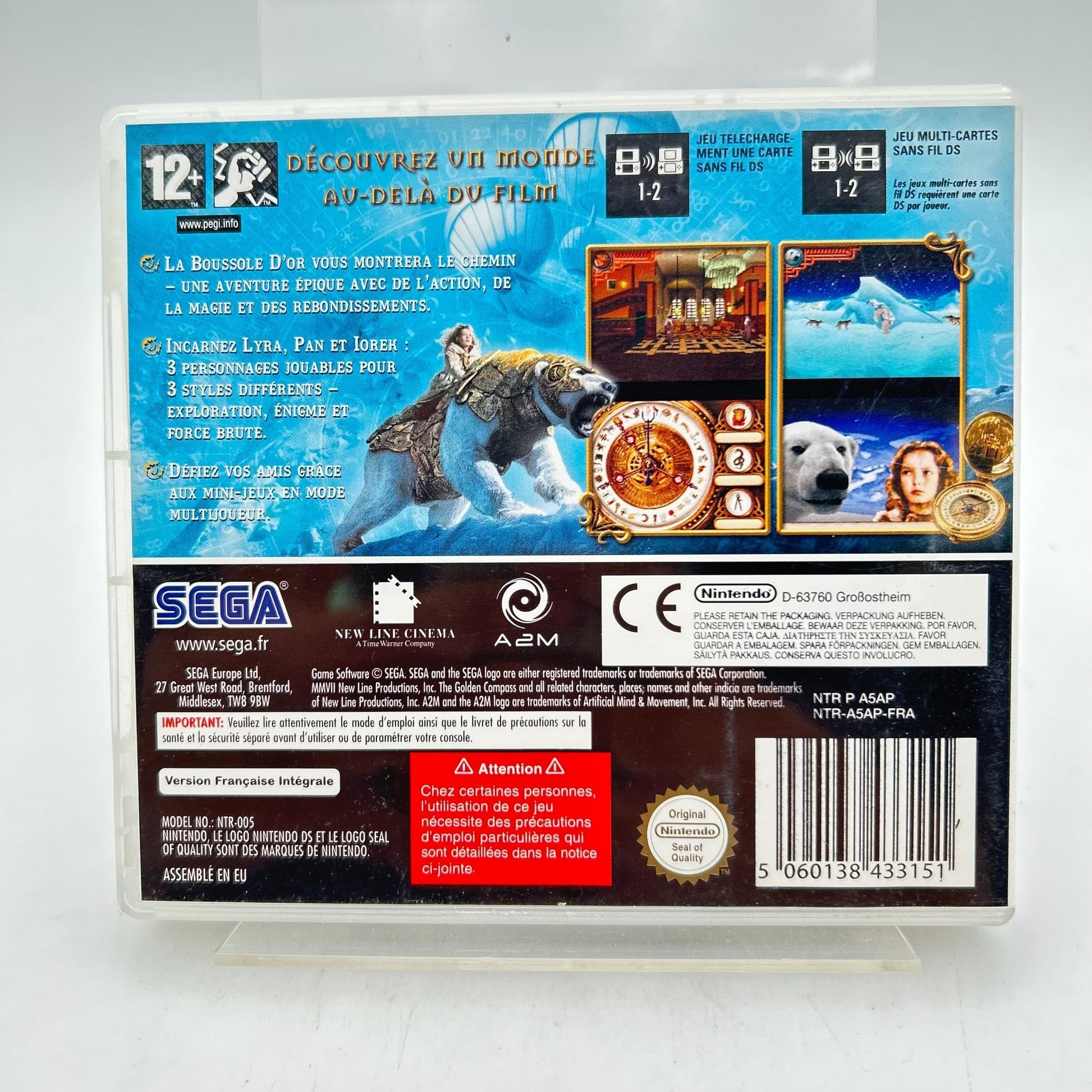A LA CROISEE DES MONDES LA BOUSSOLE D’OR - NINTENDO DS - Strike Games