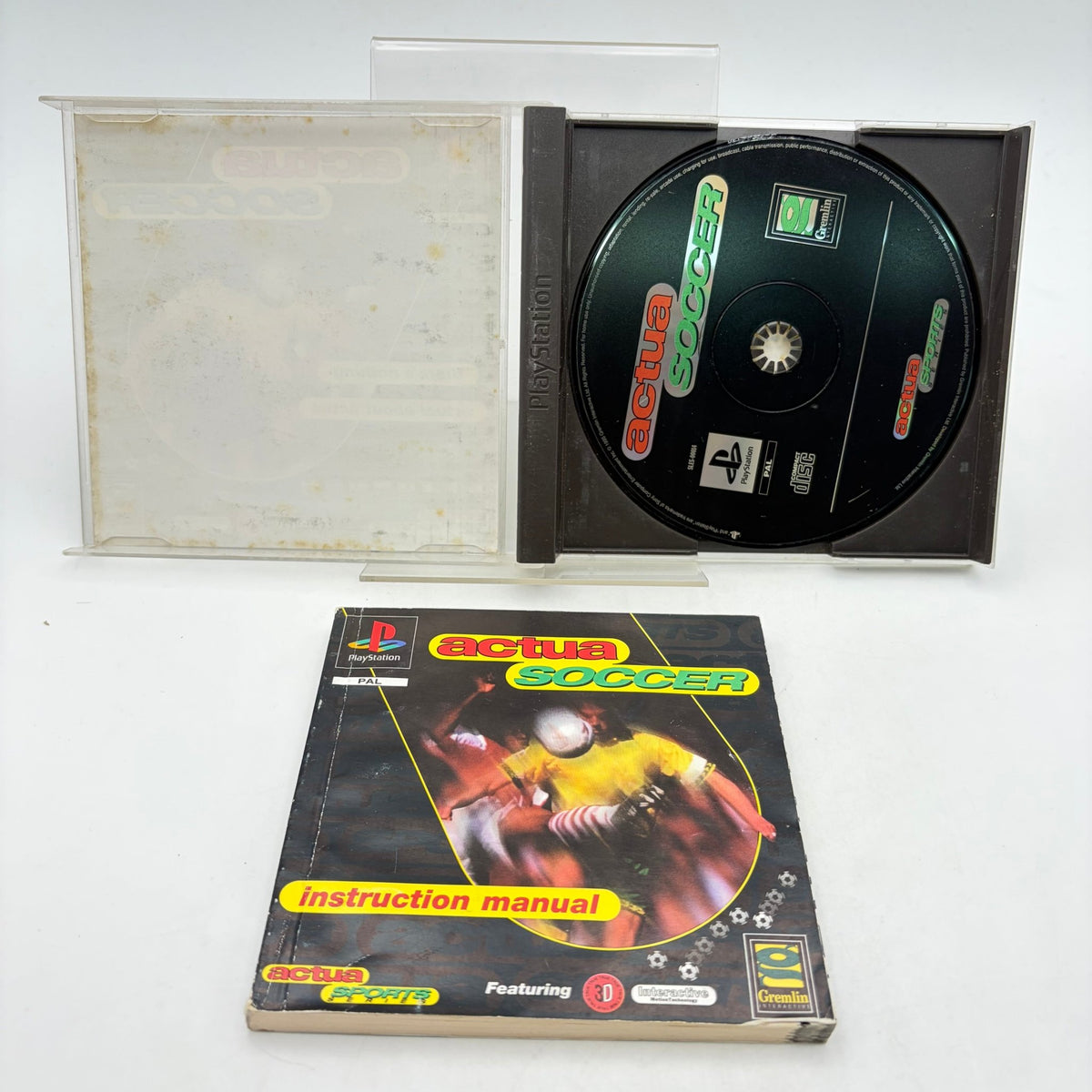 ACTUA SOCCER - PLAYSTATION 1 - Strike Games