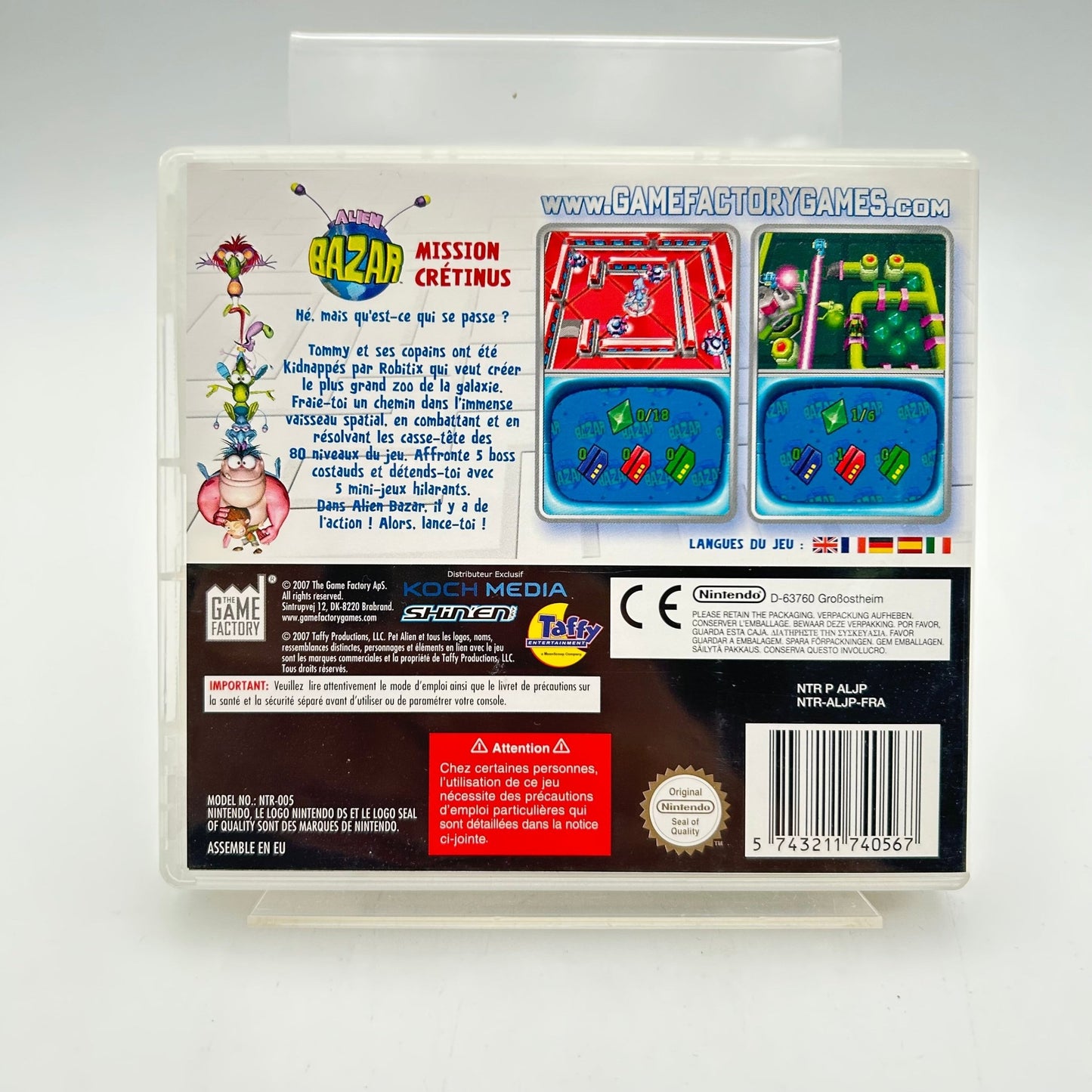 ALIEN BAZAR MISSION CRETINUS - NINTENDO DS - Strike Games