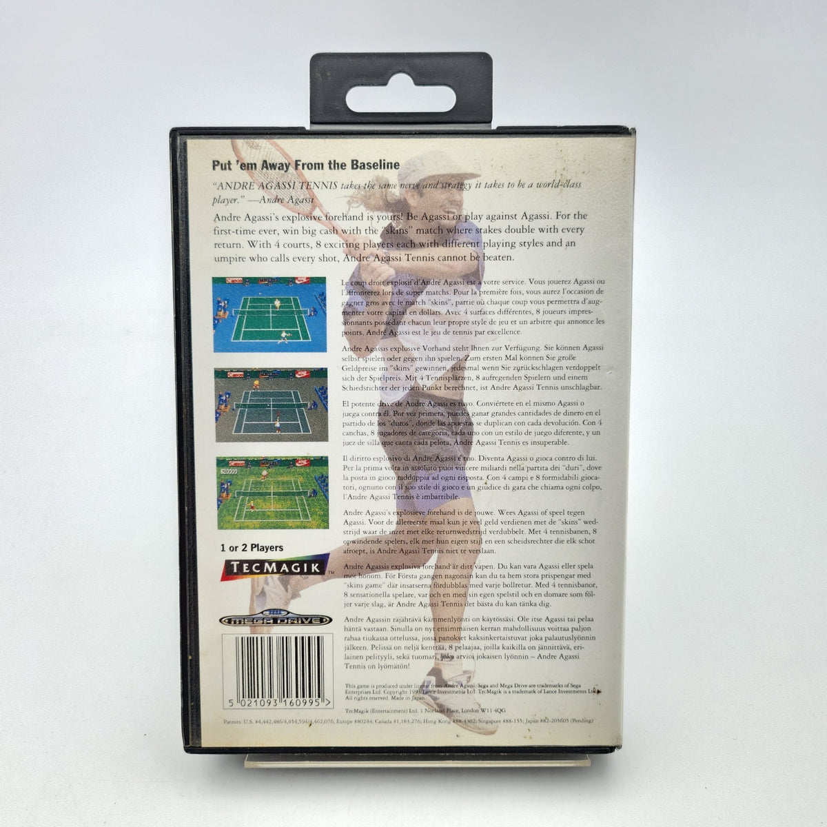 Andre Agassi Tennis - Mega Drive - Strike Games