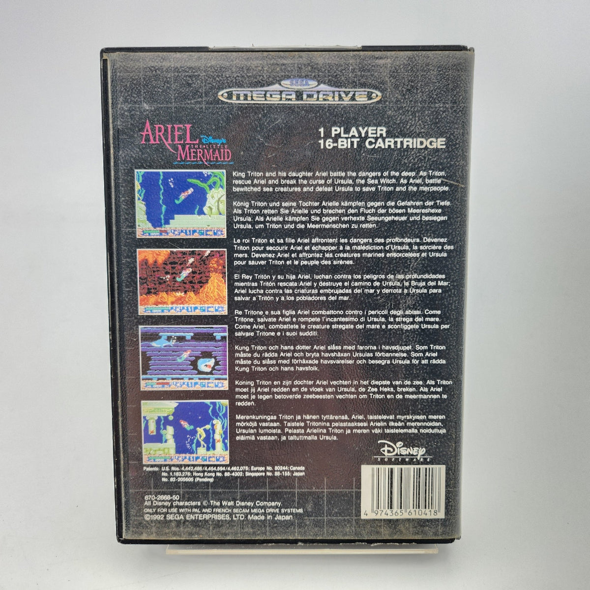 Ariel the Little Mermaid - Mega Drive - Strike Games